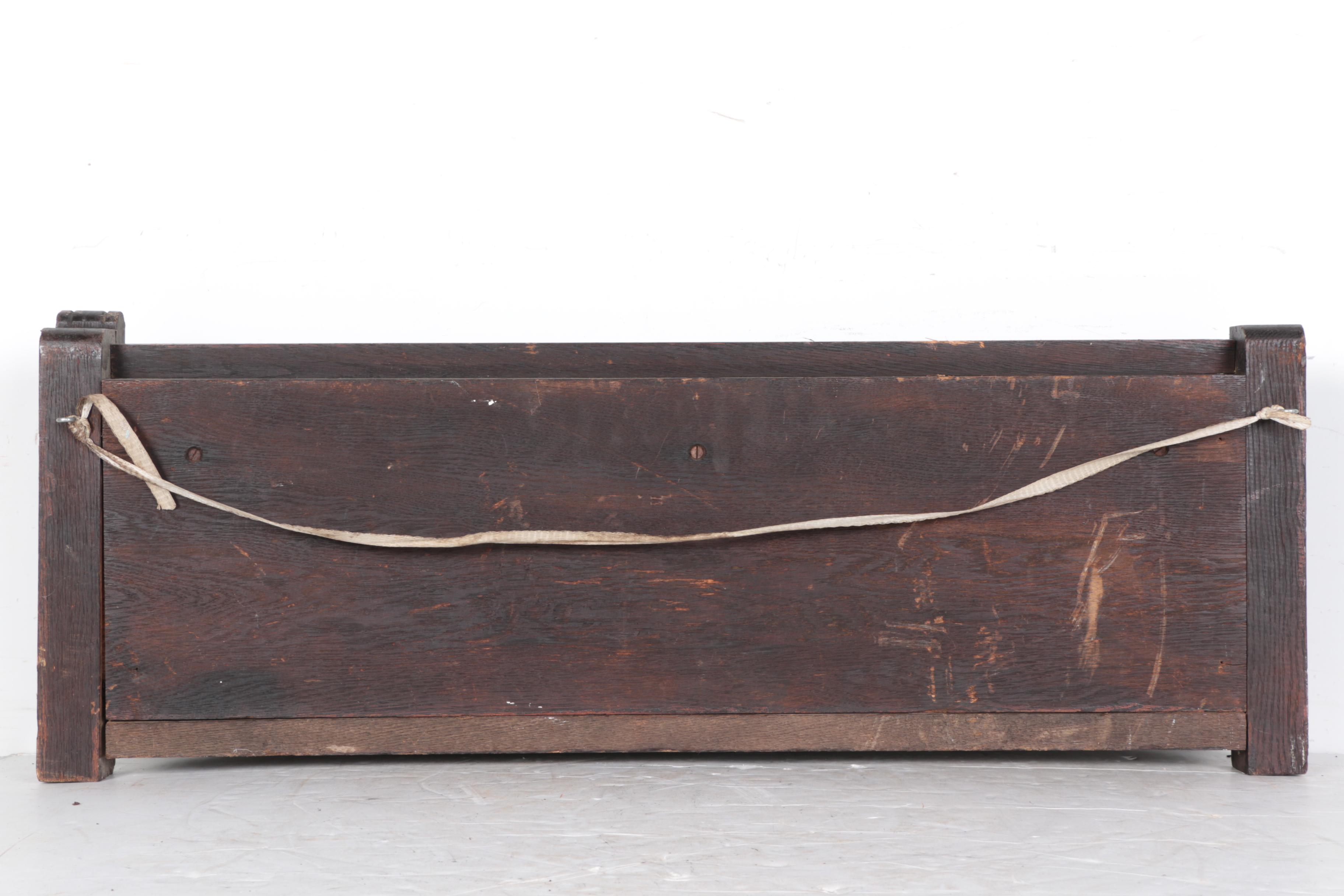 Wood Panel with Coat Hook