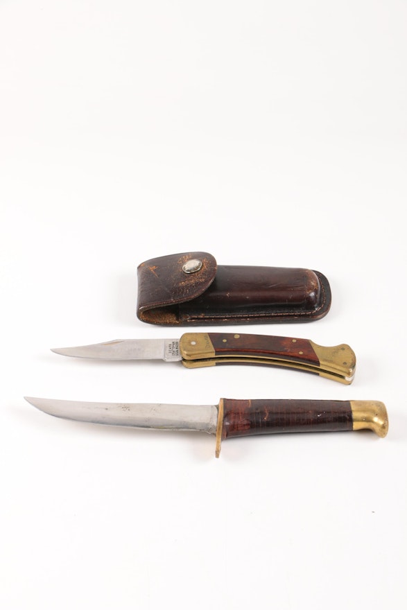 Sears Craftsman Pocket Knife with Hunting Knife
