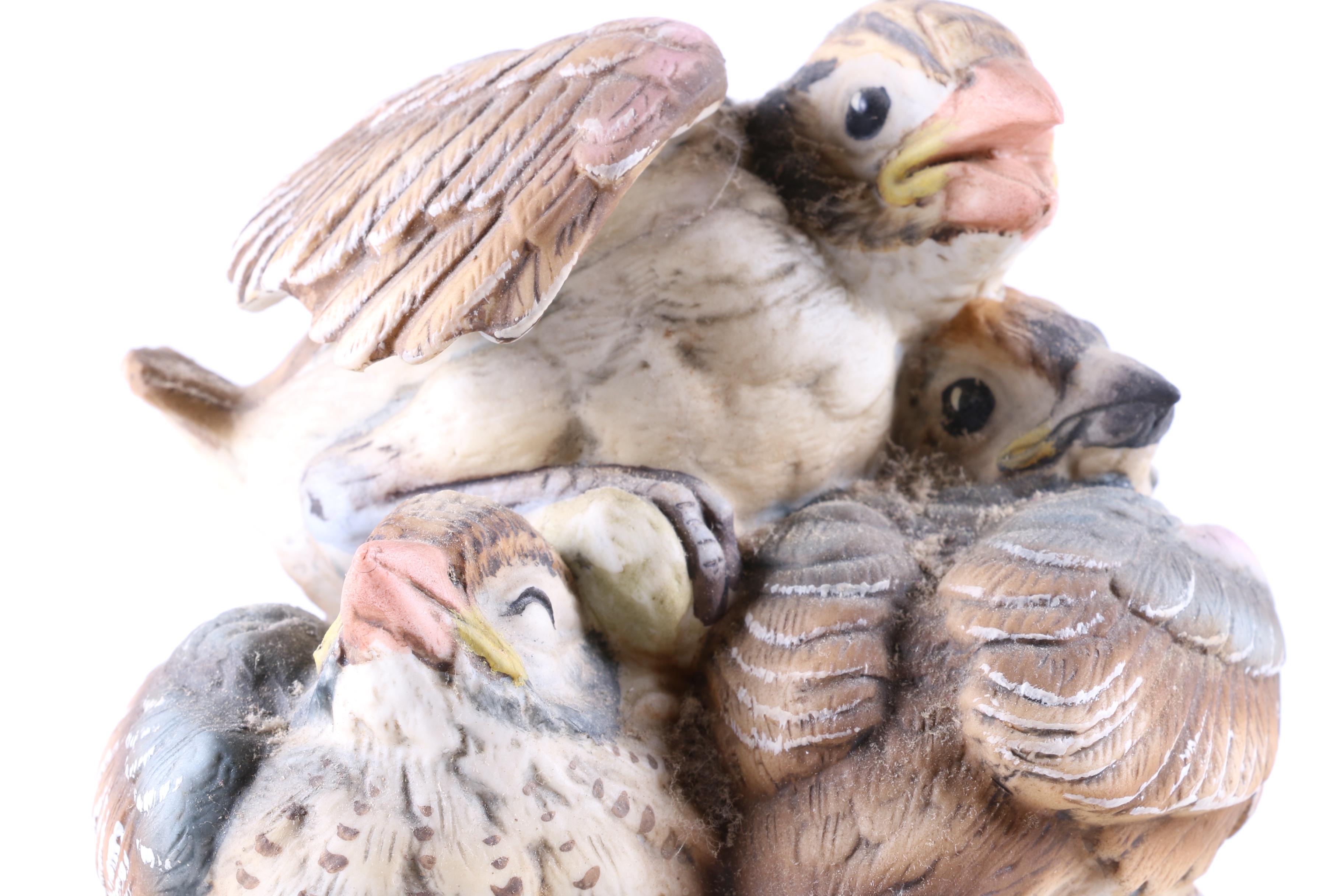 Vintage Andrea Ceramics "Grossbeaks" Figurine