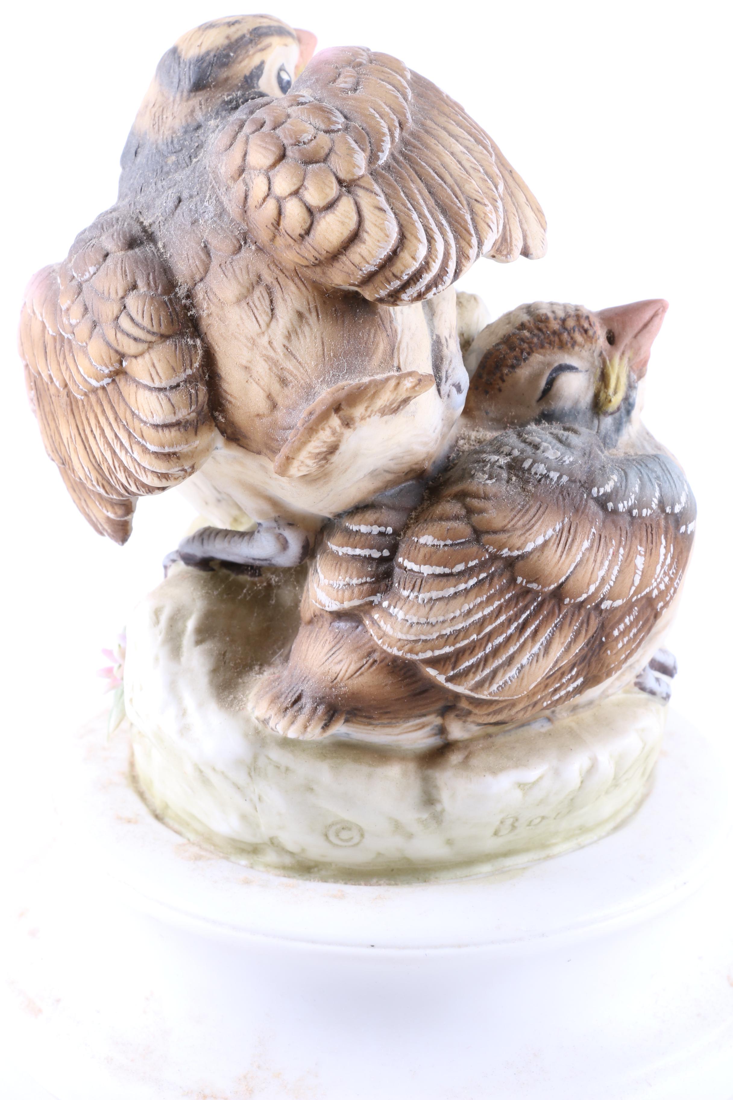 Vintage Andrea Ceramics "Grossbeaks" Figurine