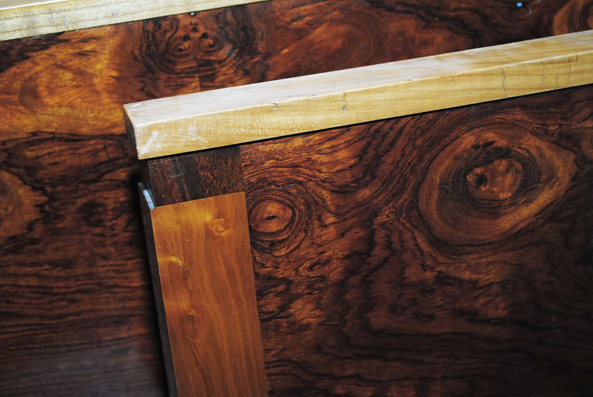 Vintage Art Deco Style Twin Bed Frames