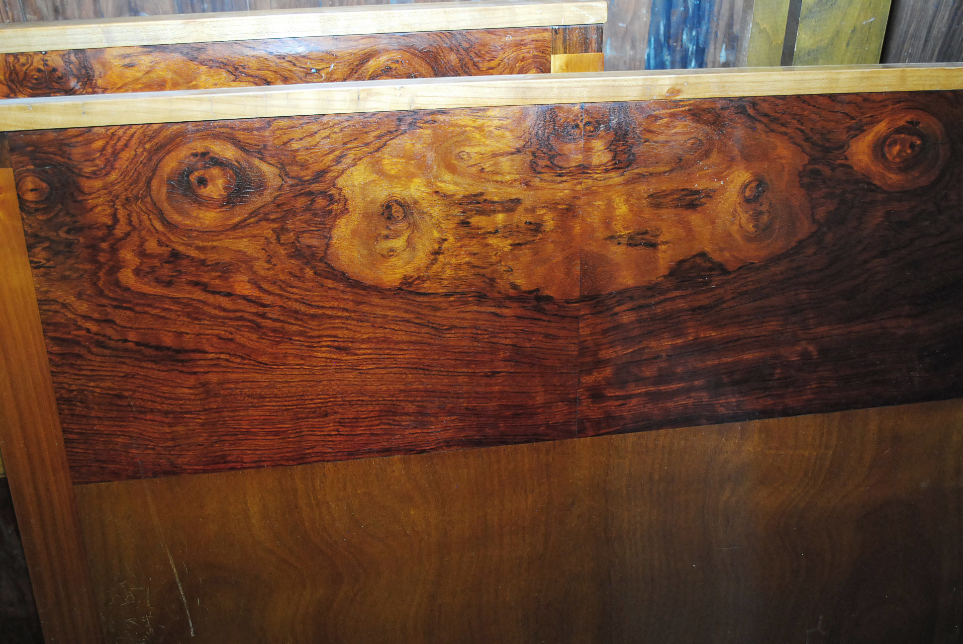 Vintage Art Deco Style Twin Bed Frames