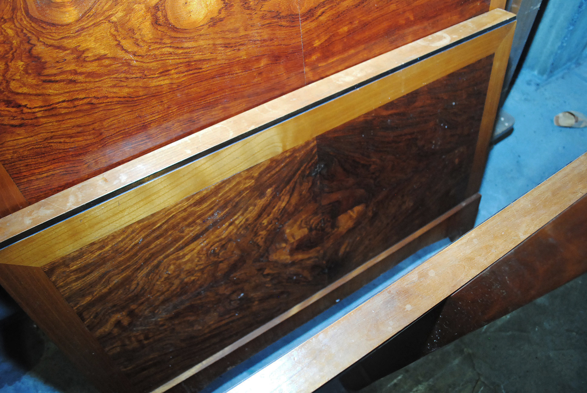 Vintage Art Deco Style Twin Bed Frames