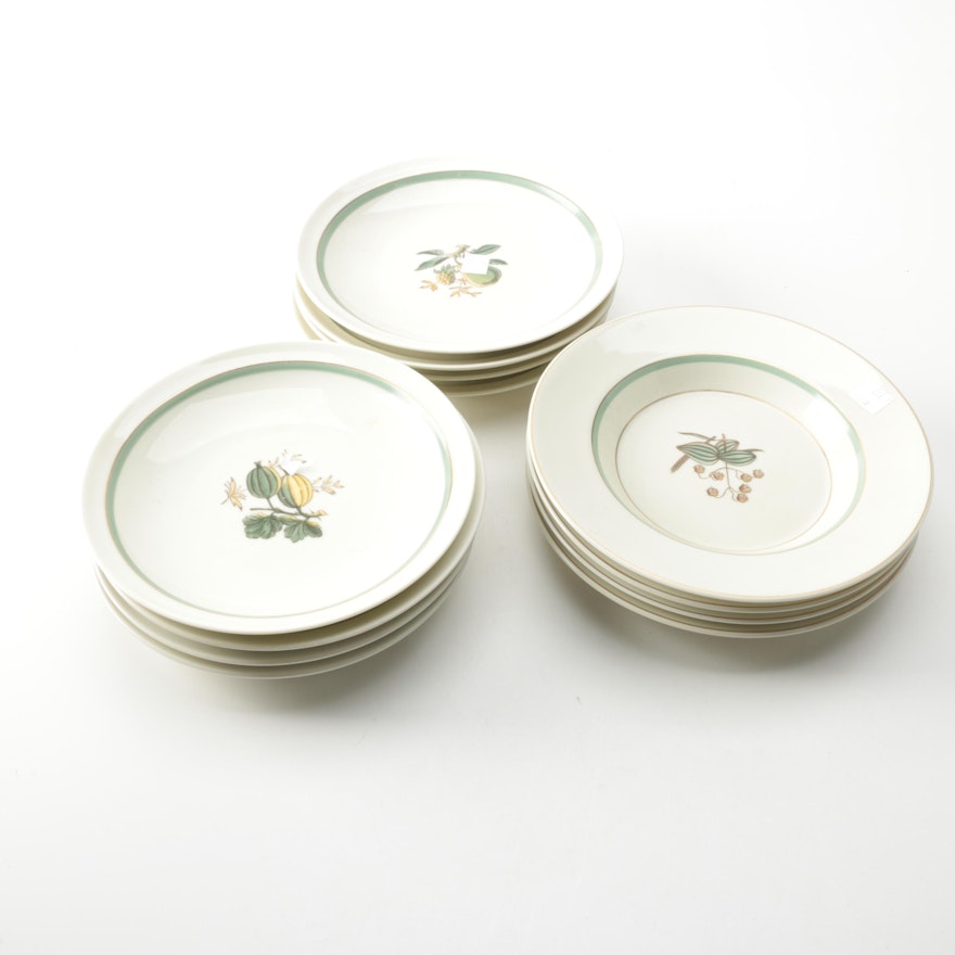 Vintage Royal Copenhagen Tableware Featuring "Quaking Grass" Pattern