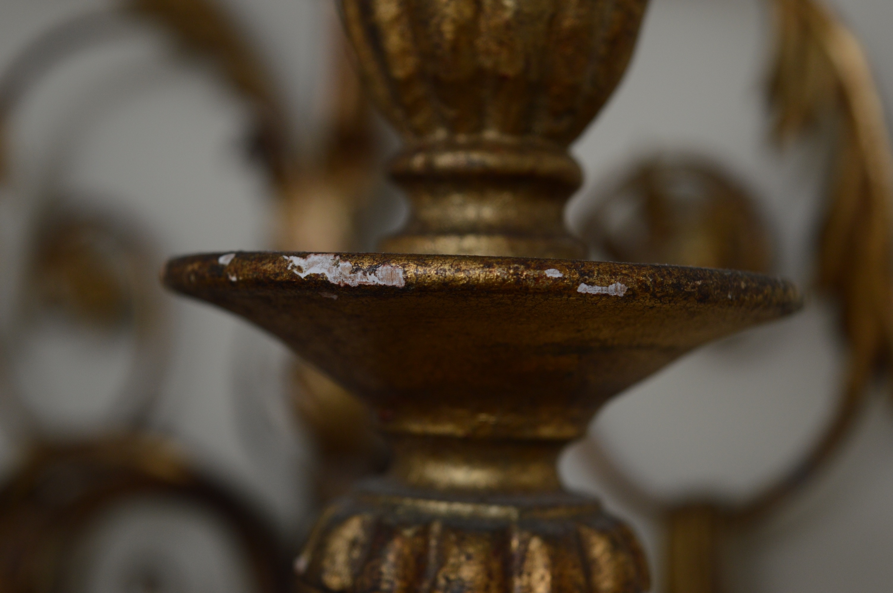 Pair of Mid Century Metal Wall Candelabra