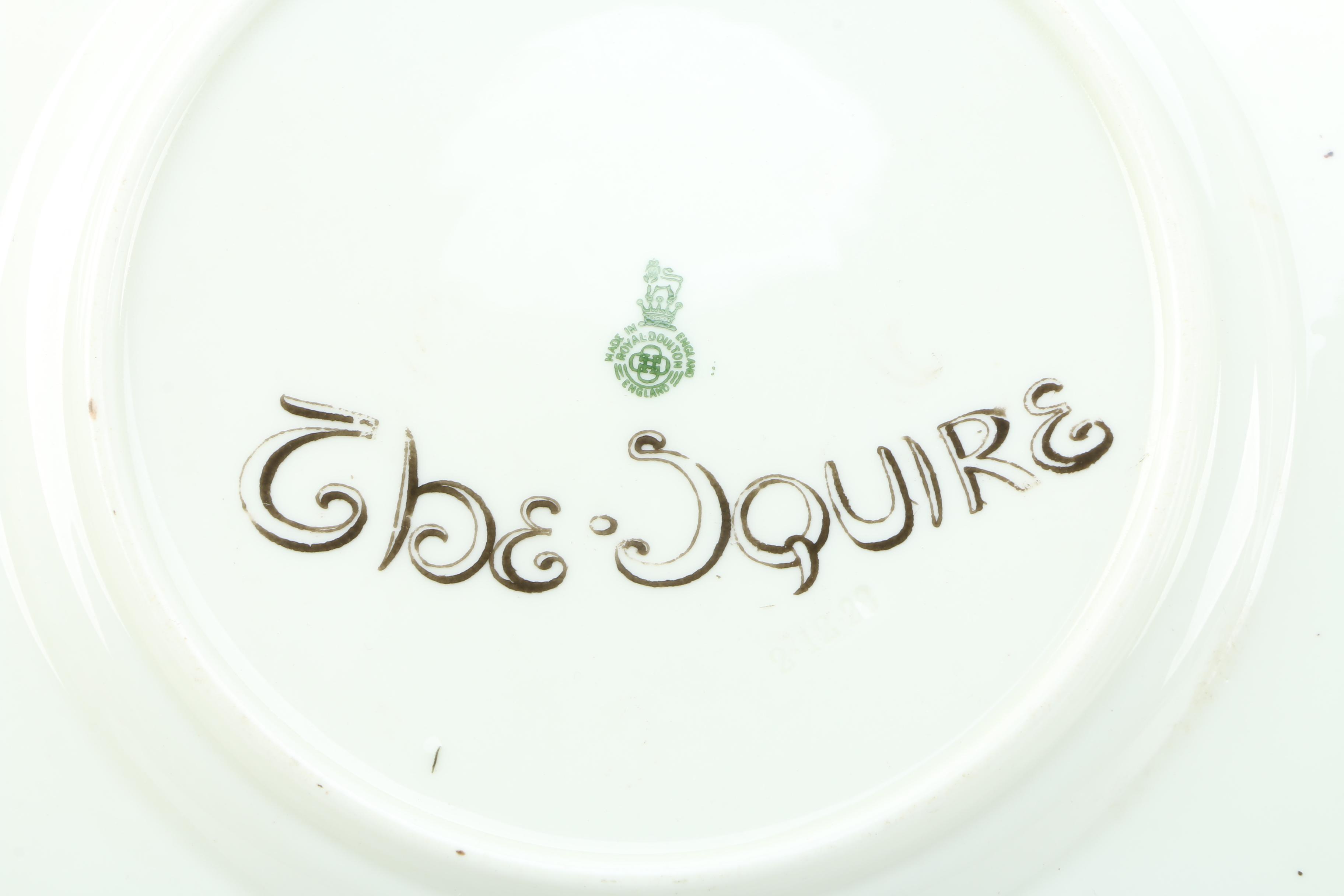 Antique Royal Doulton Decorative Plates including "The Squire"
