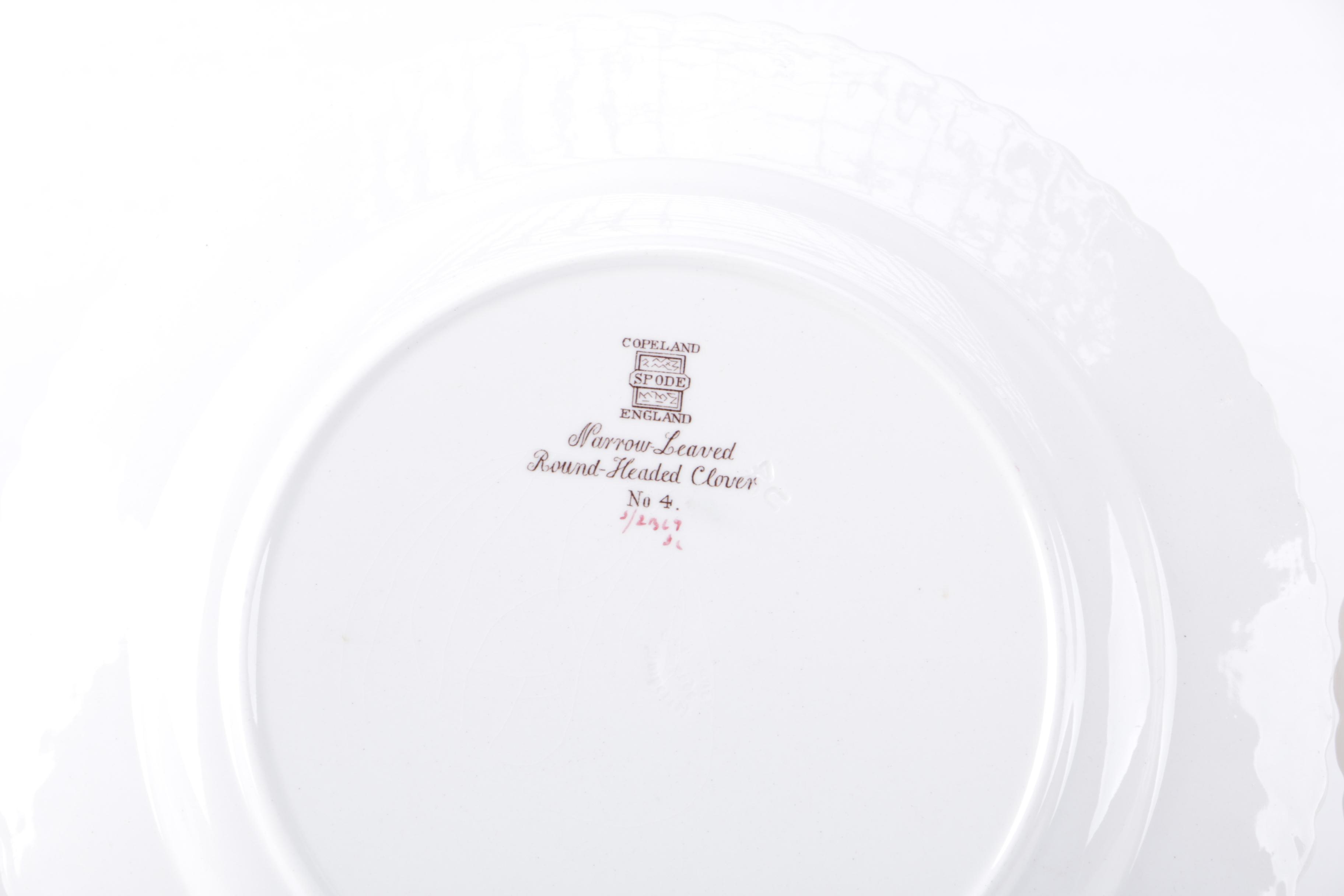 Set of Copeland Spode Botanical Cabinet Plates