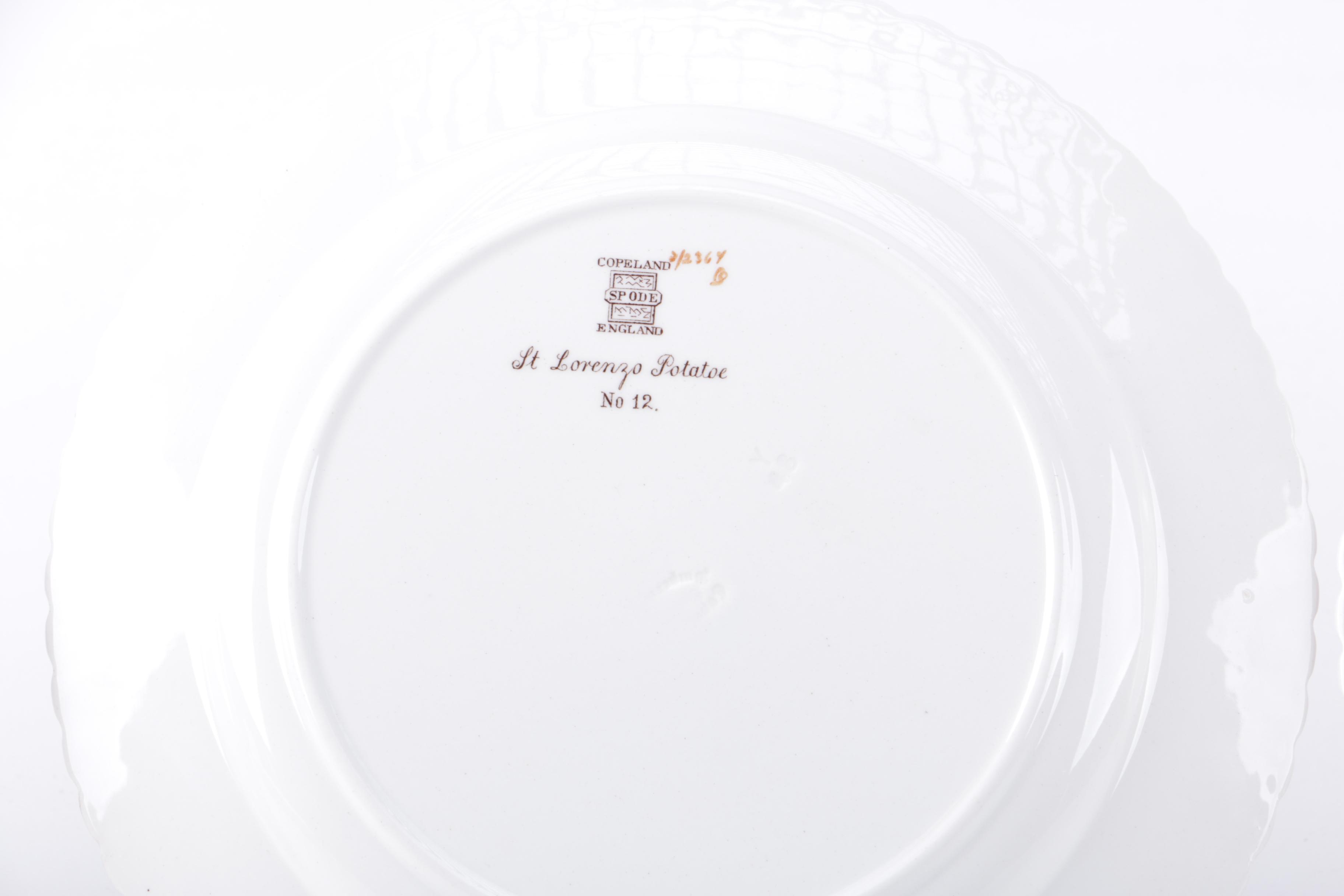 Set of Copeland Spode Botanical Cabinet Plates