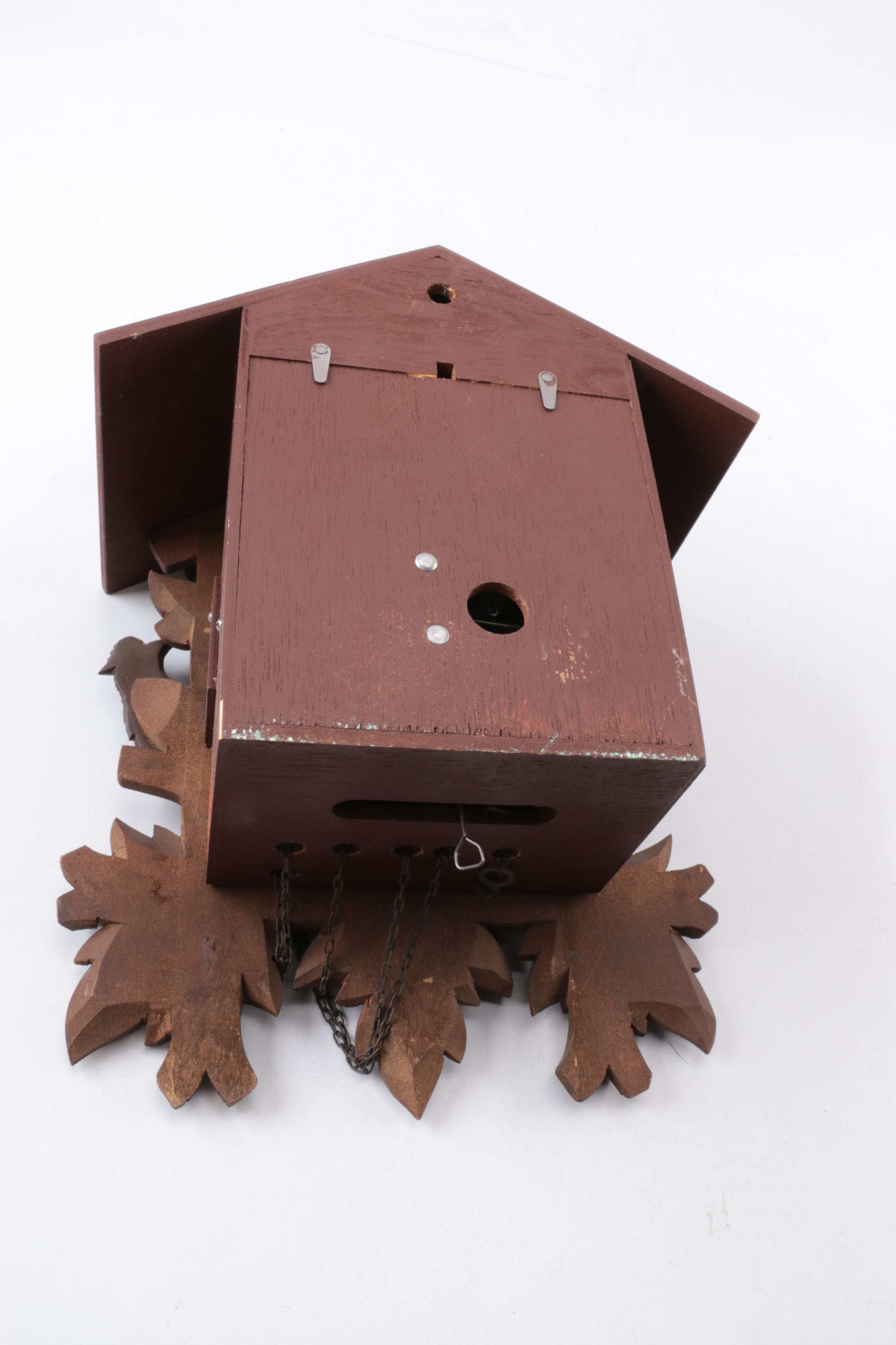 Musica Swiss Reuge Cuckoo Clock Playing "The Emperor's Waltz"