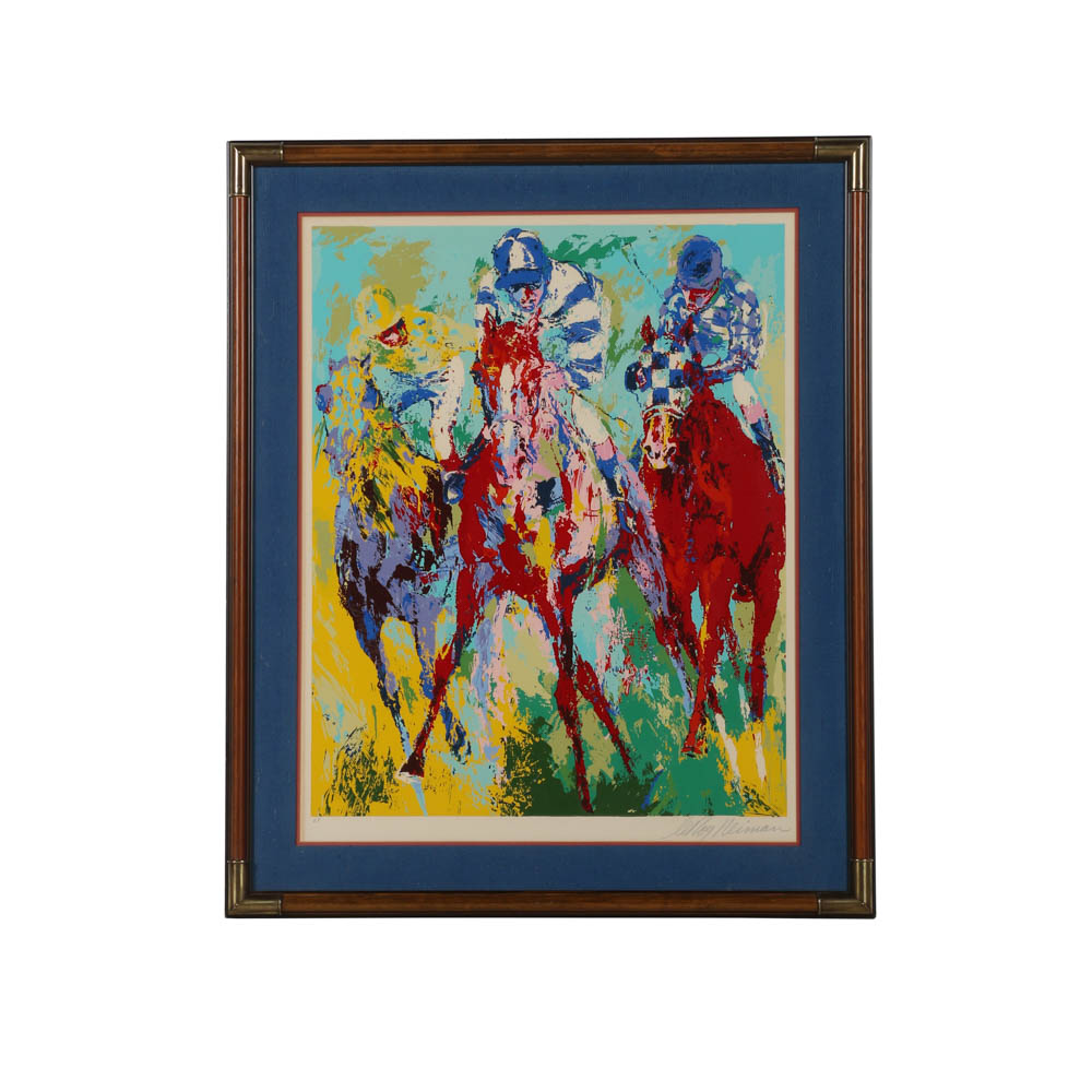 LeRoy Neiman Artist Proof Serigraph "The Finish"