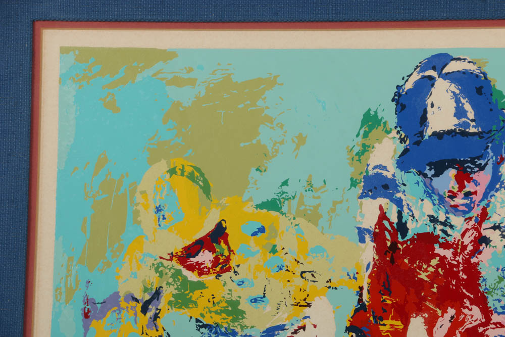 LeRoy Neiman Artist Proof Serigraph "The Finish"