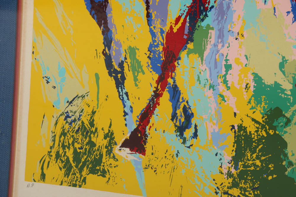 LeRoy Neiman Artist Proof Serigraph "The Finish"