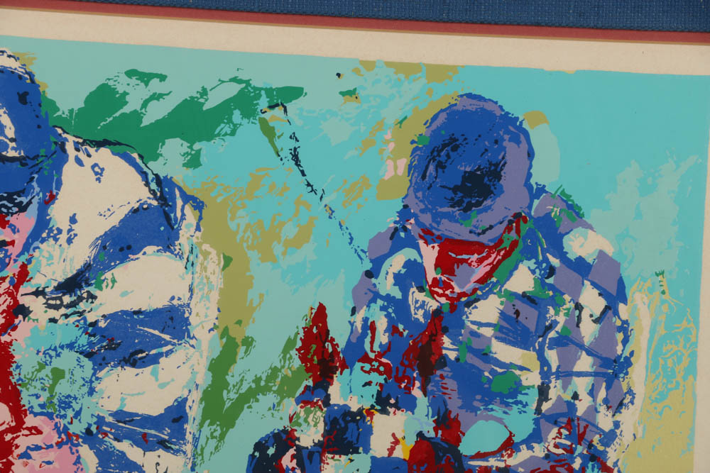 LeRoy Neiman Artist Proof Serigraph "The Finish"