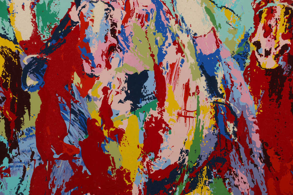 LeRoy Neiman Artist Proof Serigraph "The Finish"