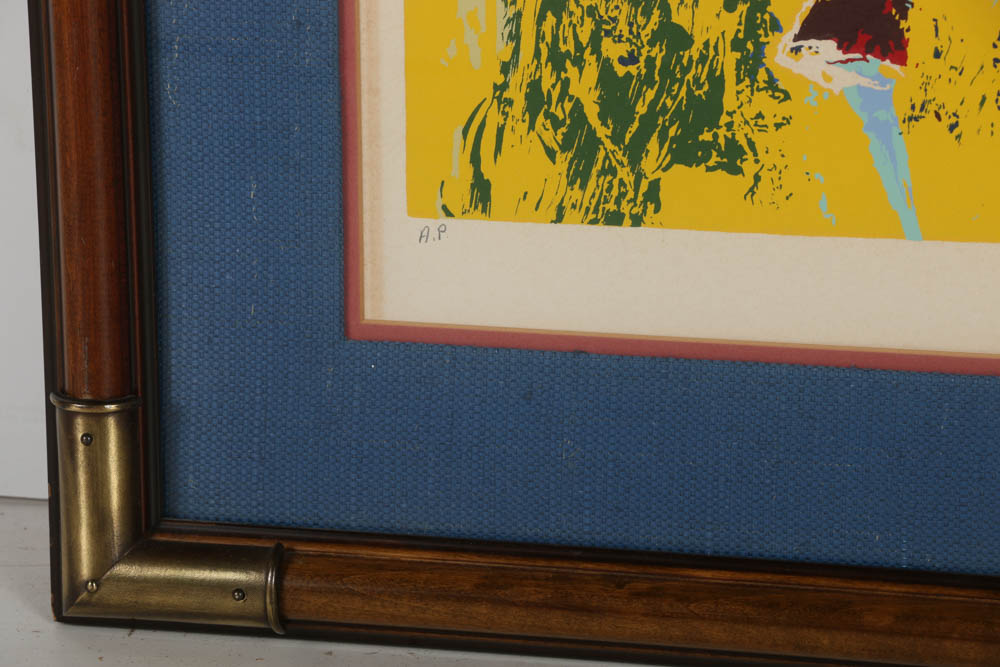 LeRoy Neiman Artist Proof Serigraph "The Finish"