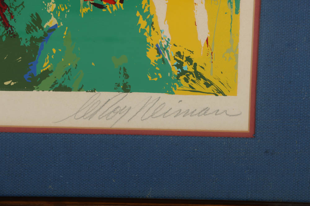 LeRoy Neiman Artist Proof Serigraph "The Finish"