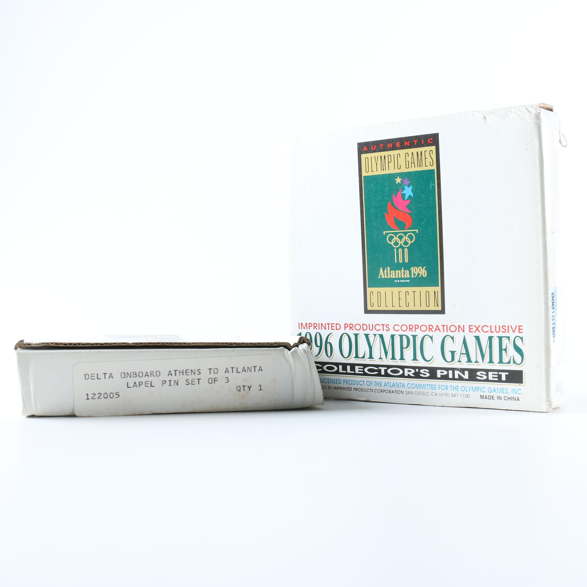 Limited Edition 1996 Olympic Games Collector's Pin Sets