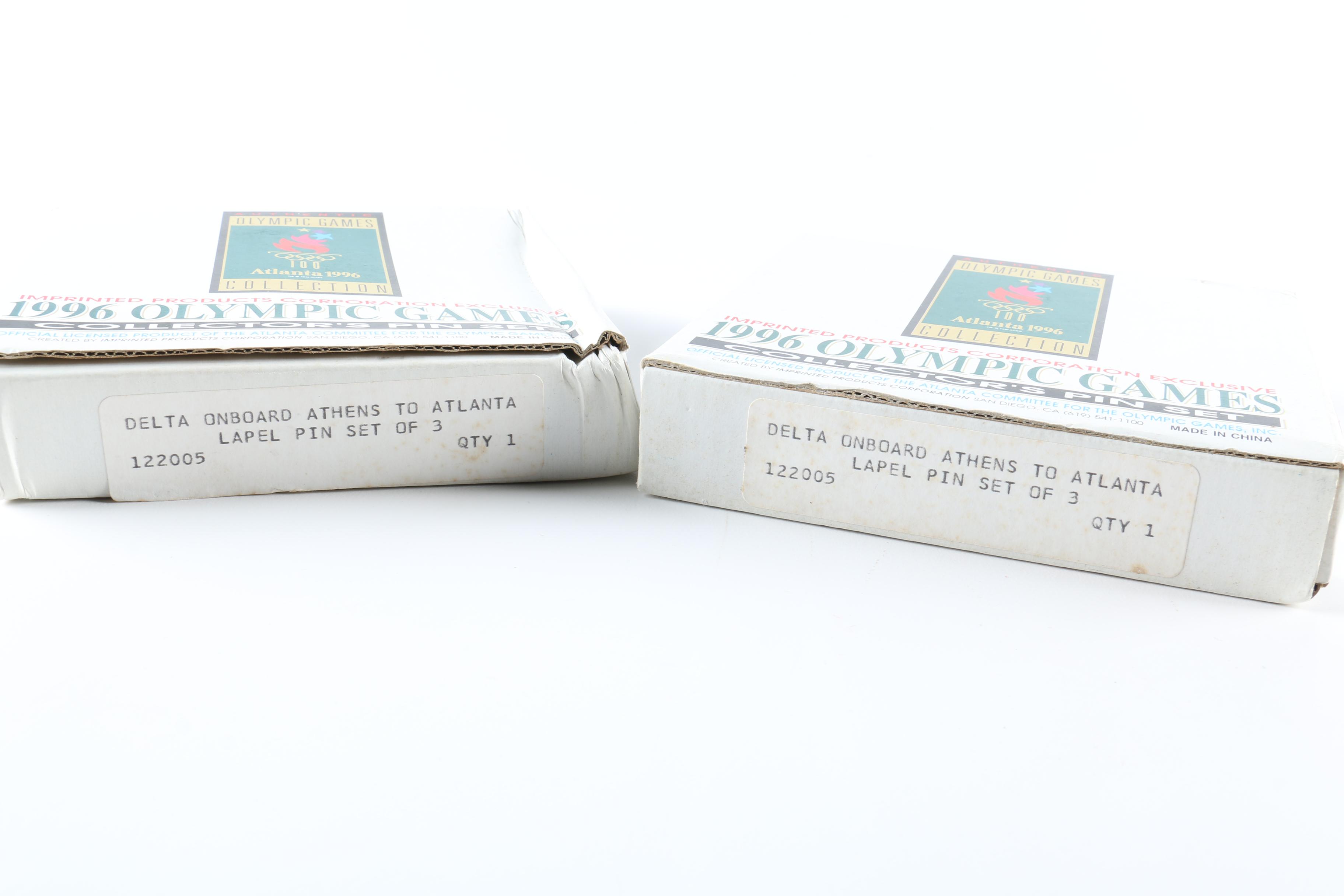 Limited Edition 1996 Olympic Games Collector's Pin Sets