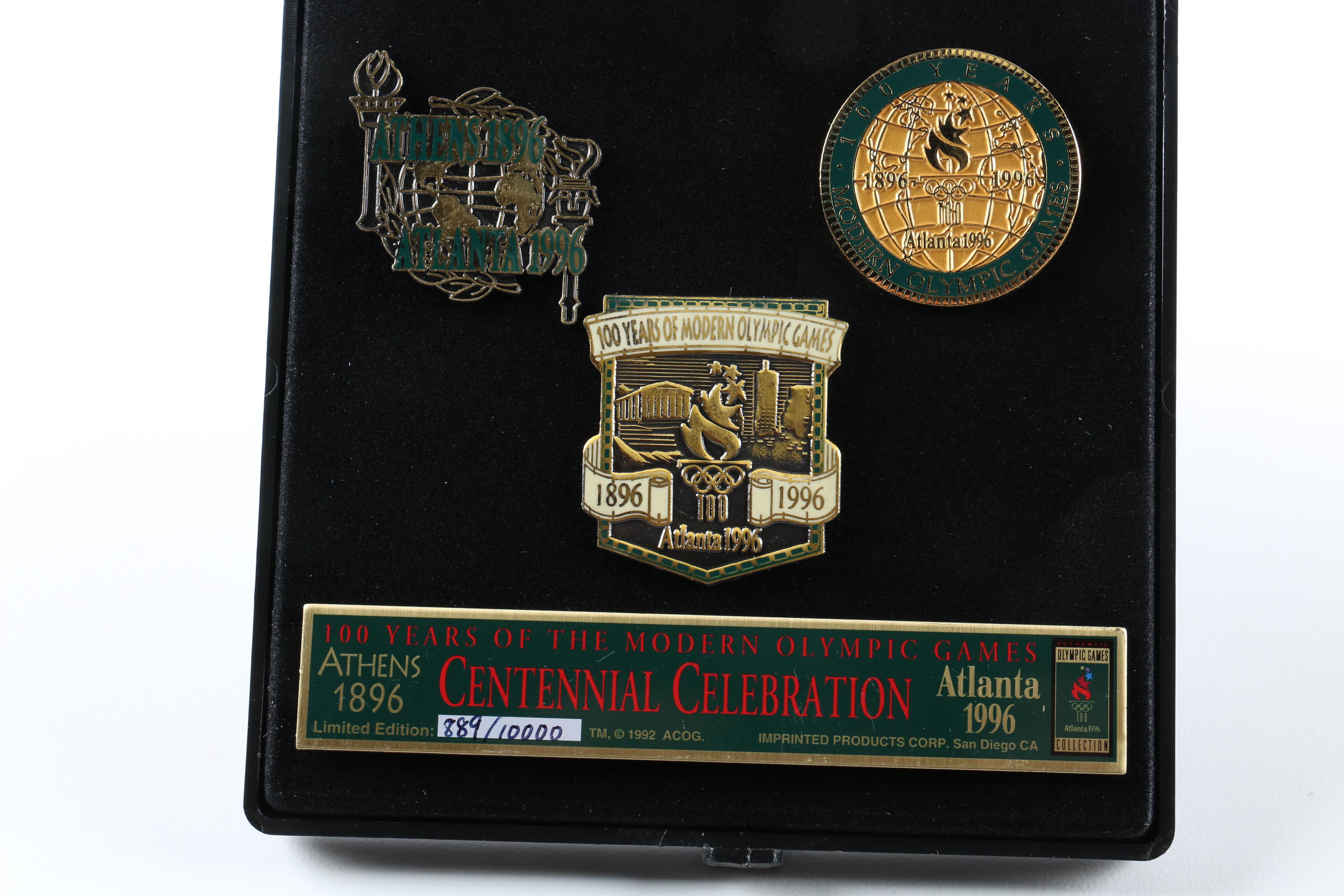 Limited Edition 1996 Olympic Games Collector's Pin Sets