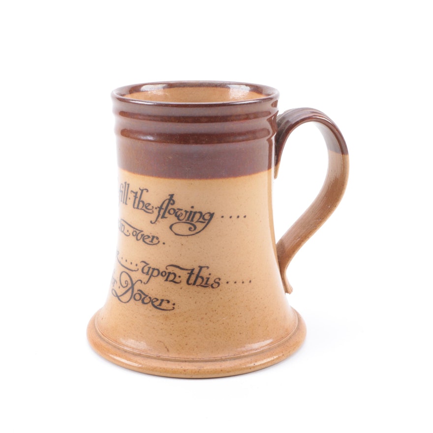 Royal Doulton Tankard with Old English Folk Song Lyrics