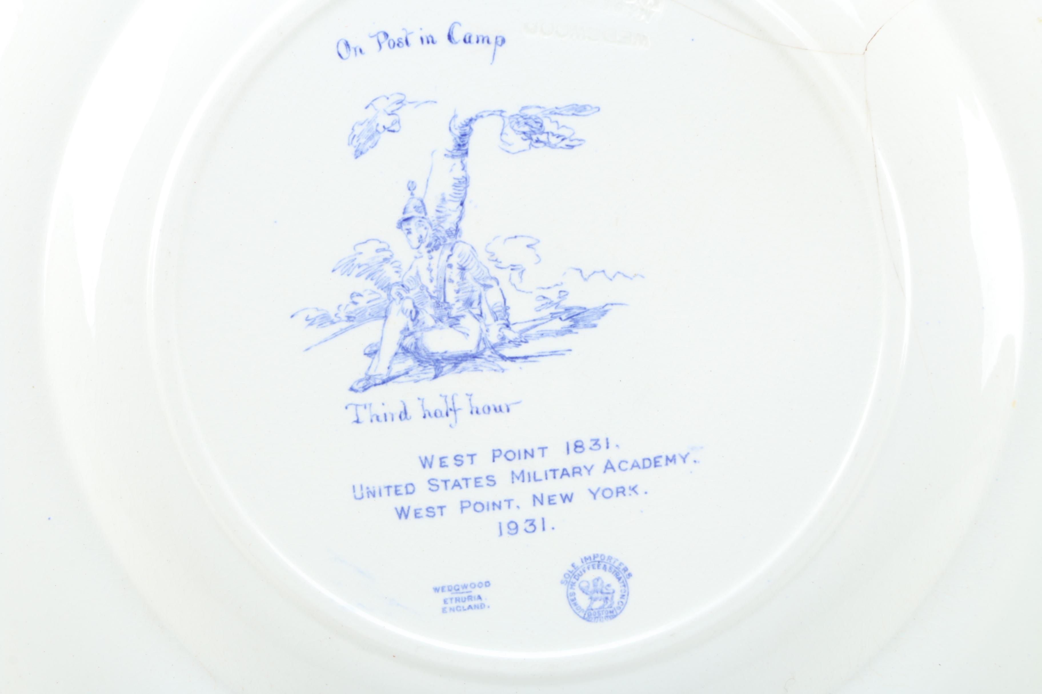 1931 Wedgwood "West Point" China Tableware