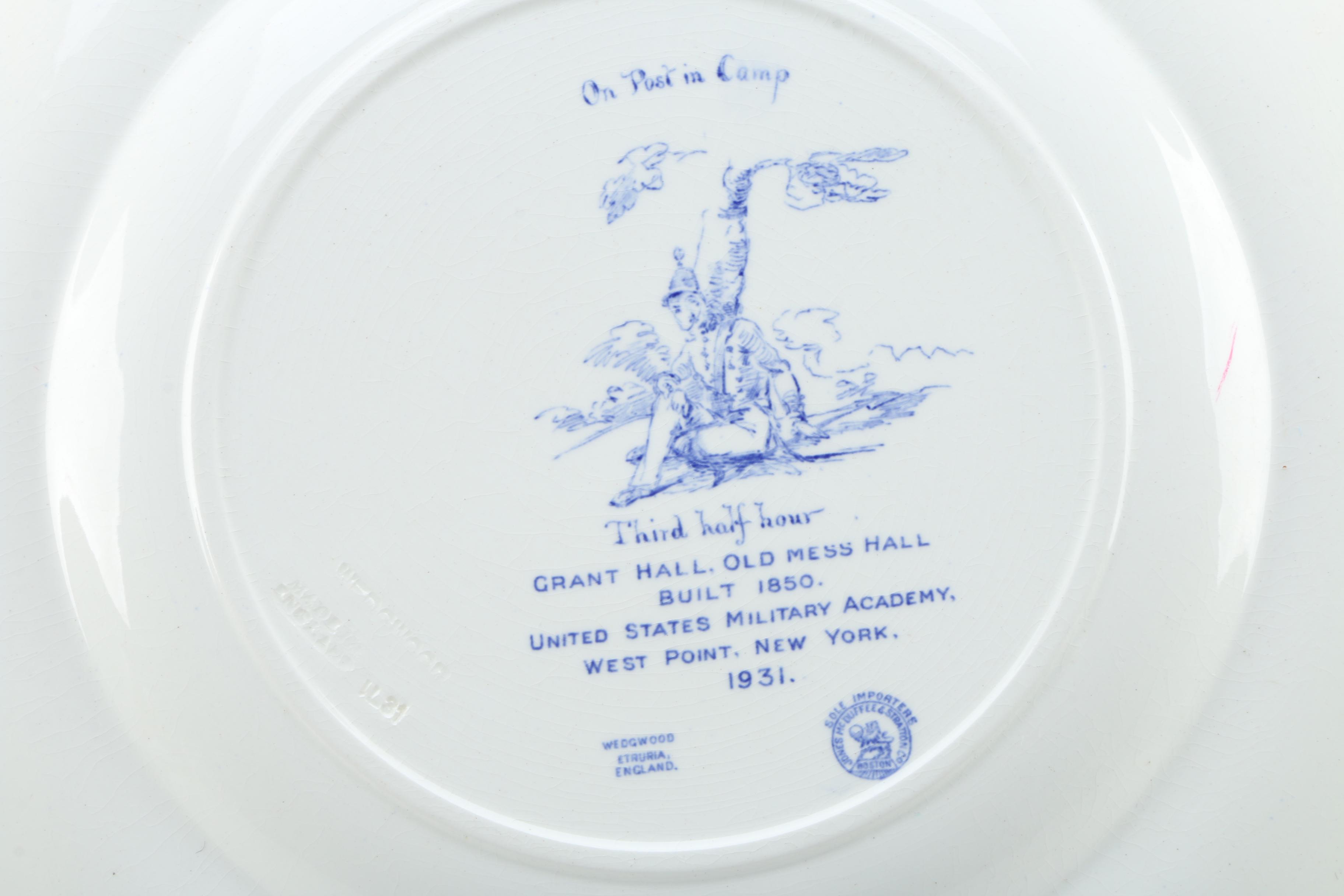 1931 Wedgwood "West Point" China Tableware