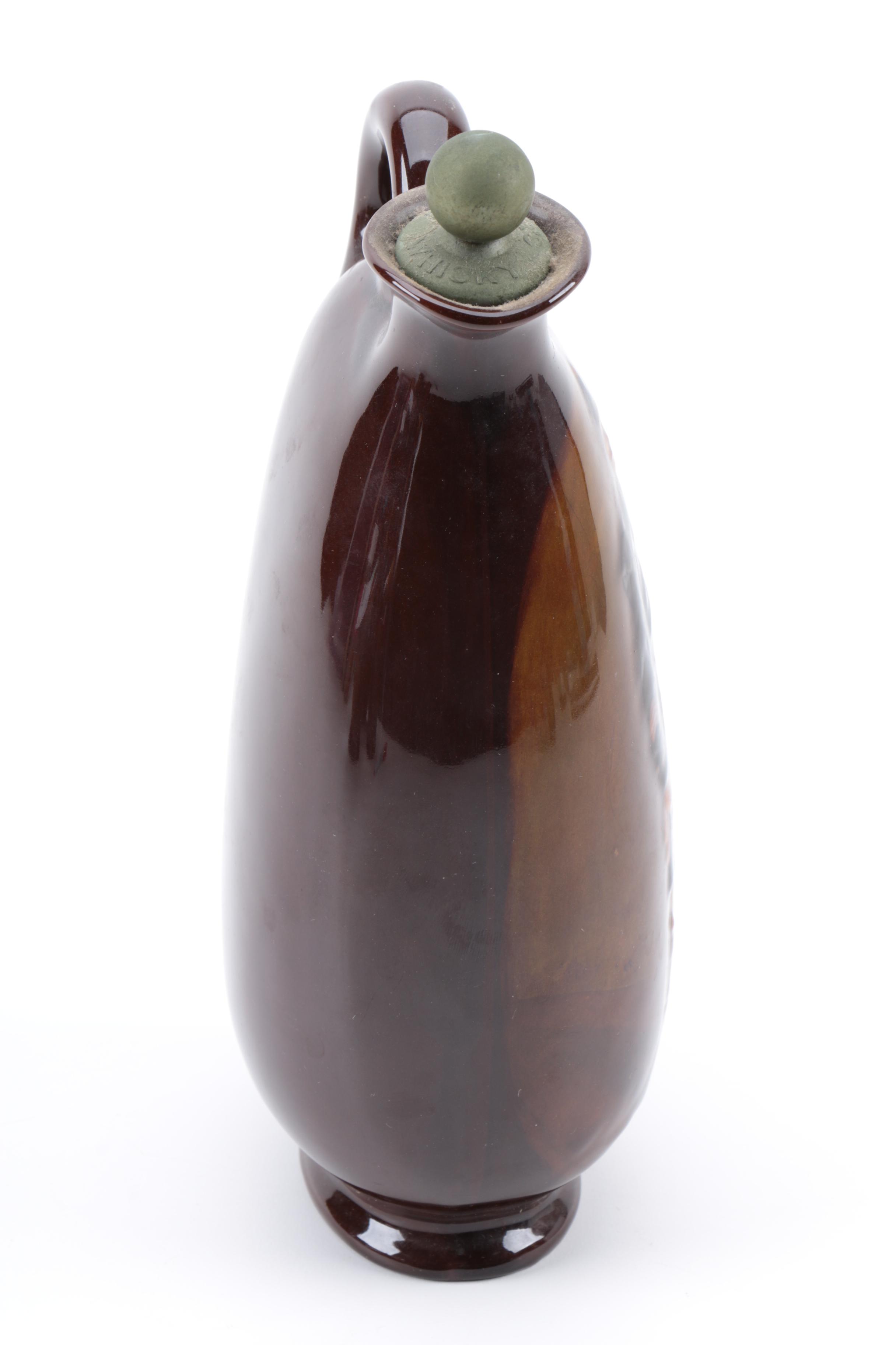 Royal Doulton Dewar's Whiskey "The Pipe Major" Flask