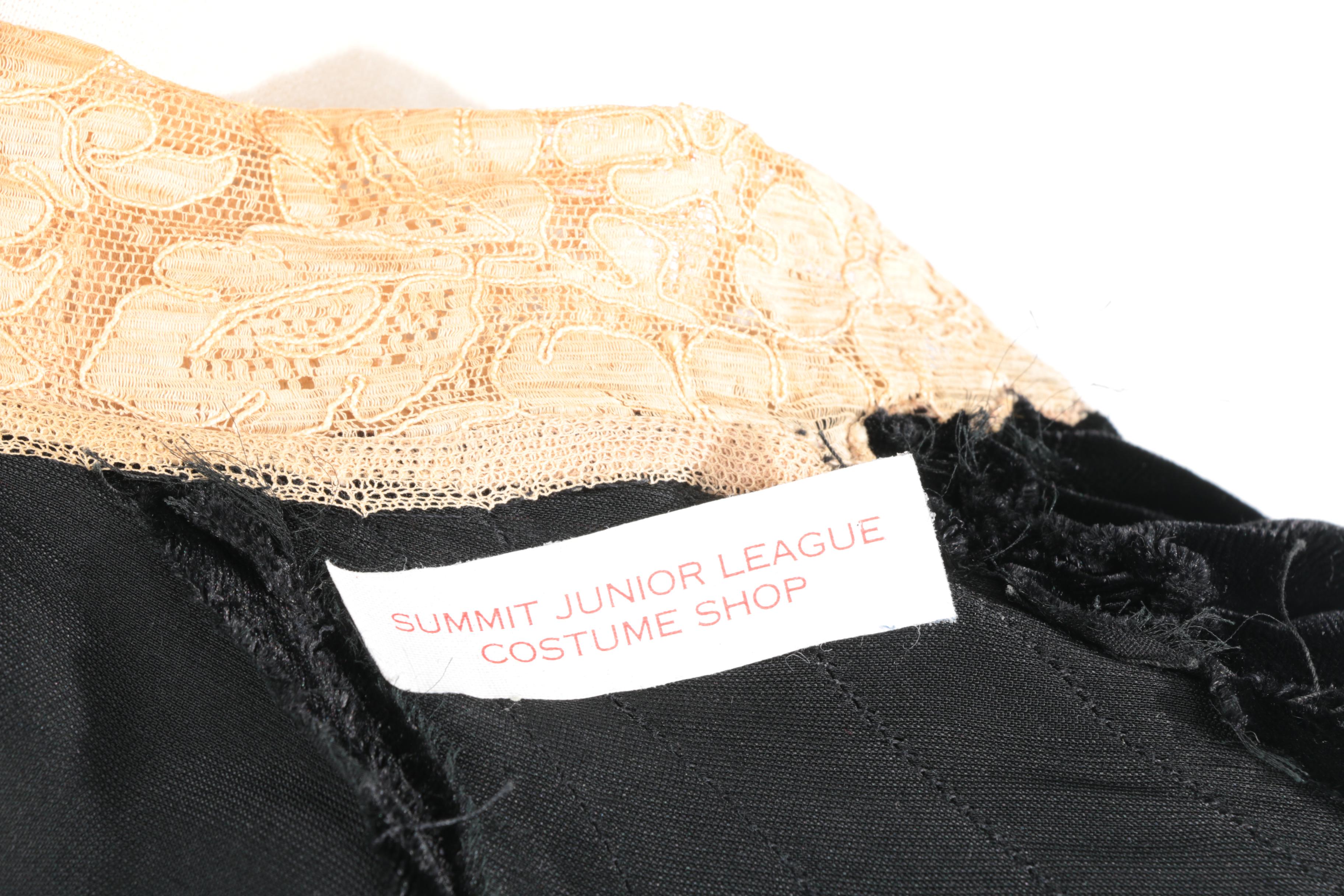 Vintage Black Velvet Robe