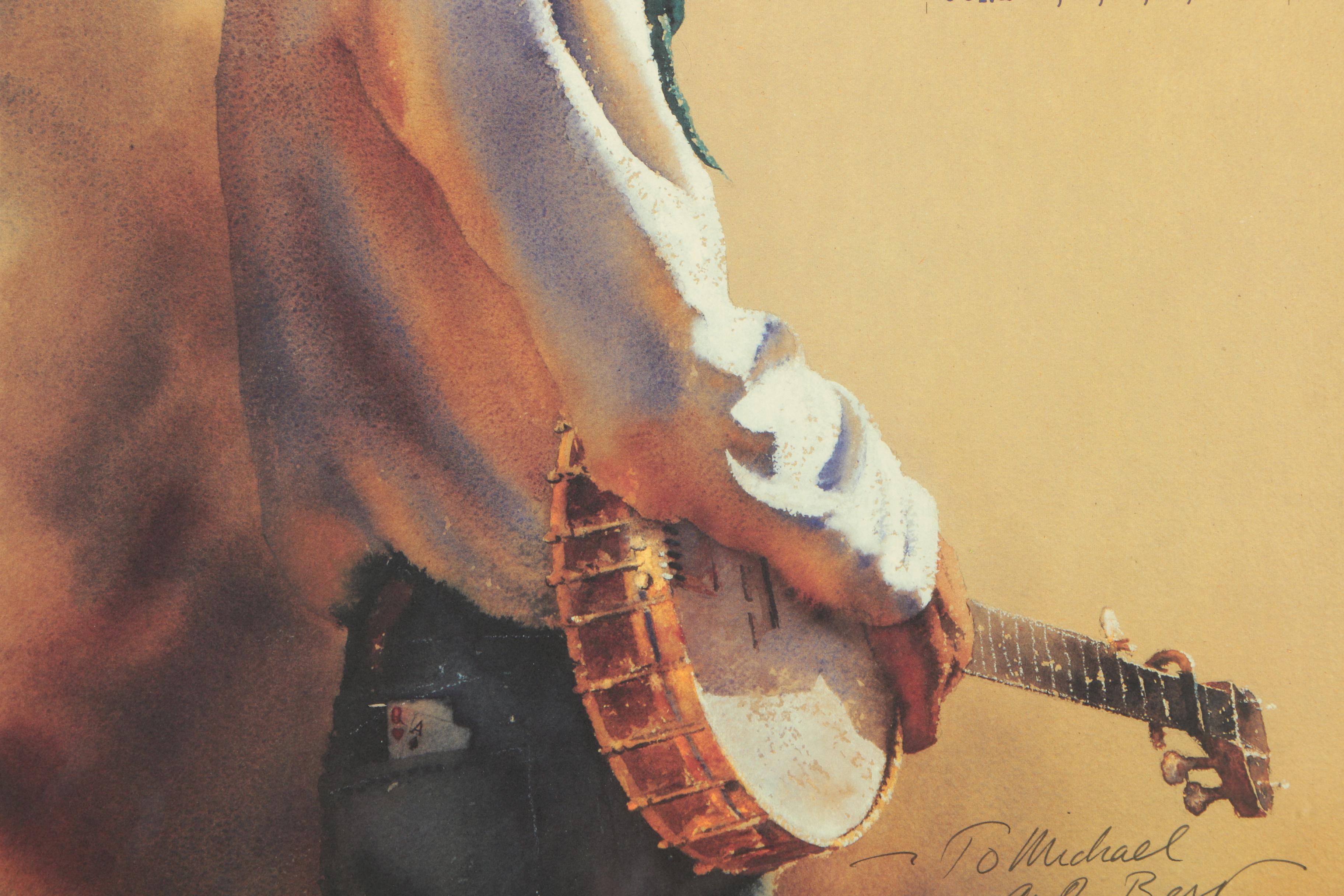 William Matthews Signed Poster "Telluride Bluegrass Festival"