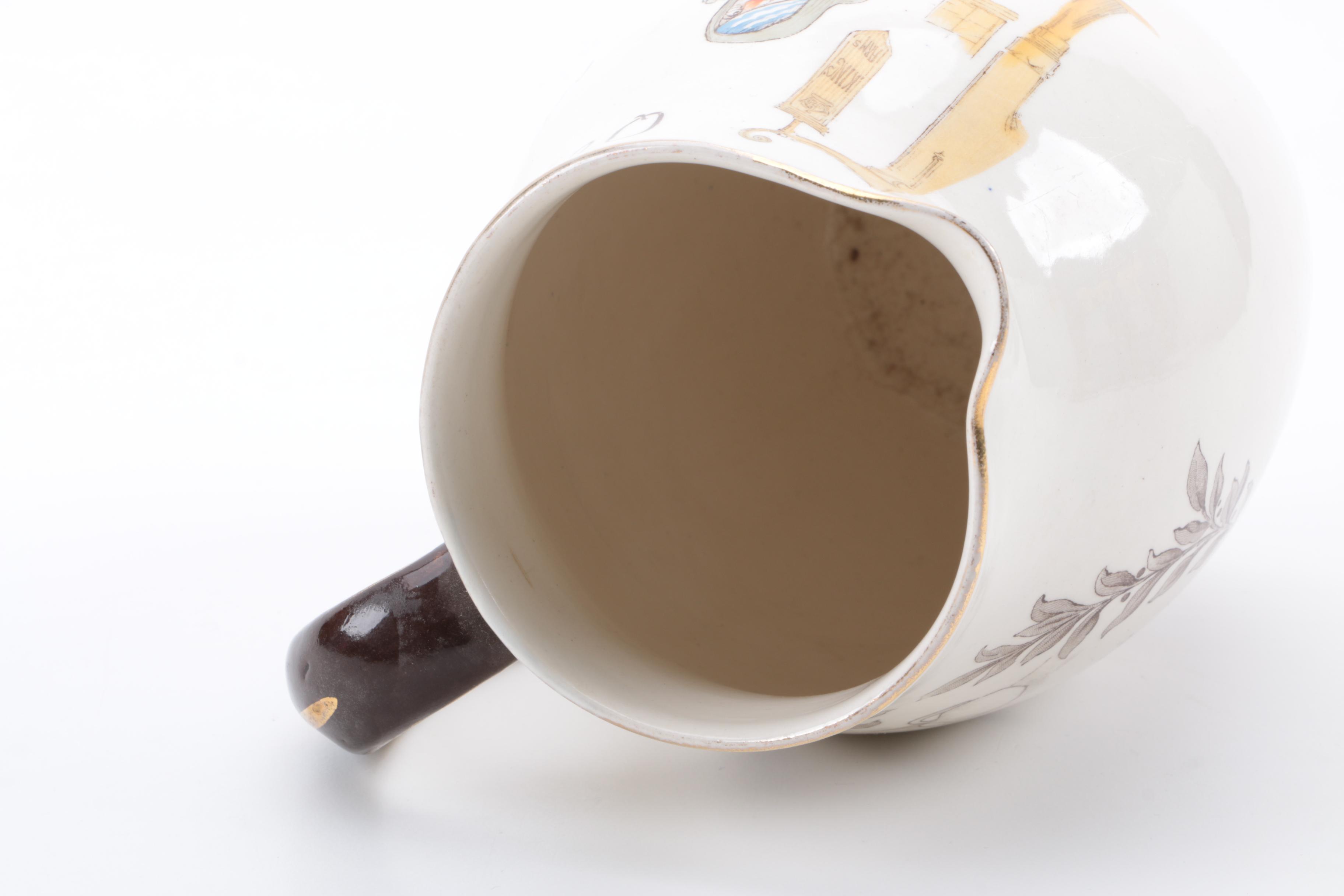 Vintage Royal Doulton Porcelain Proverb Pitcher