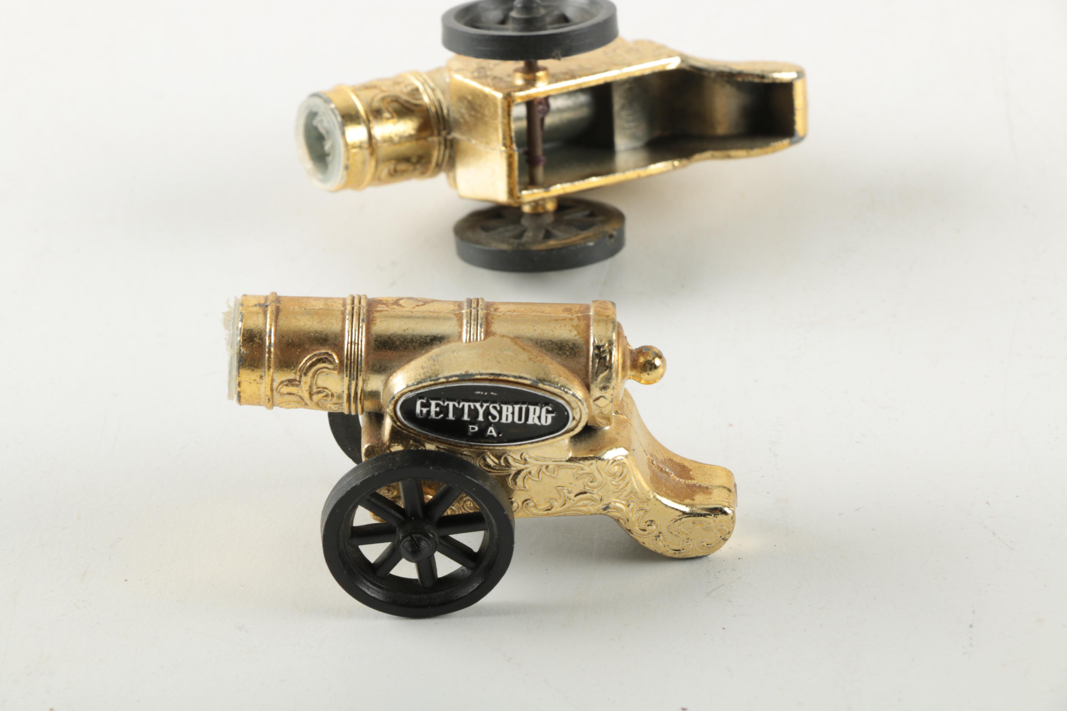 Gettysburg Cannon Figurines