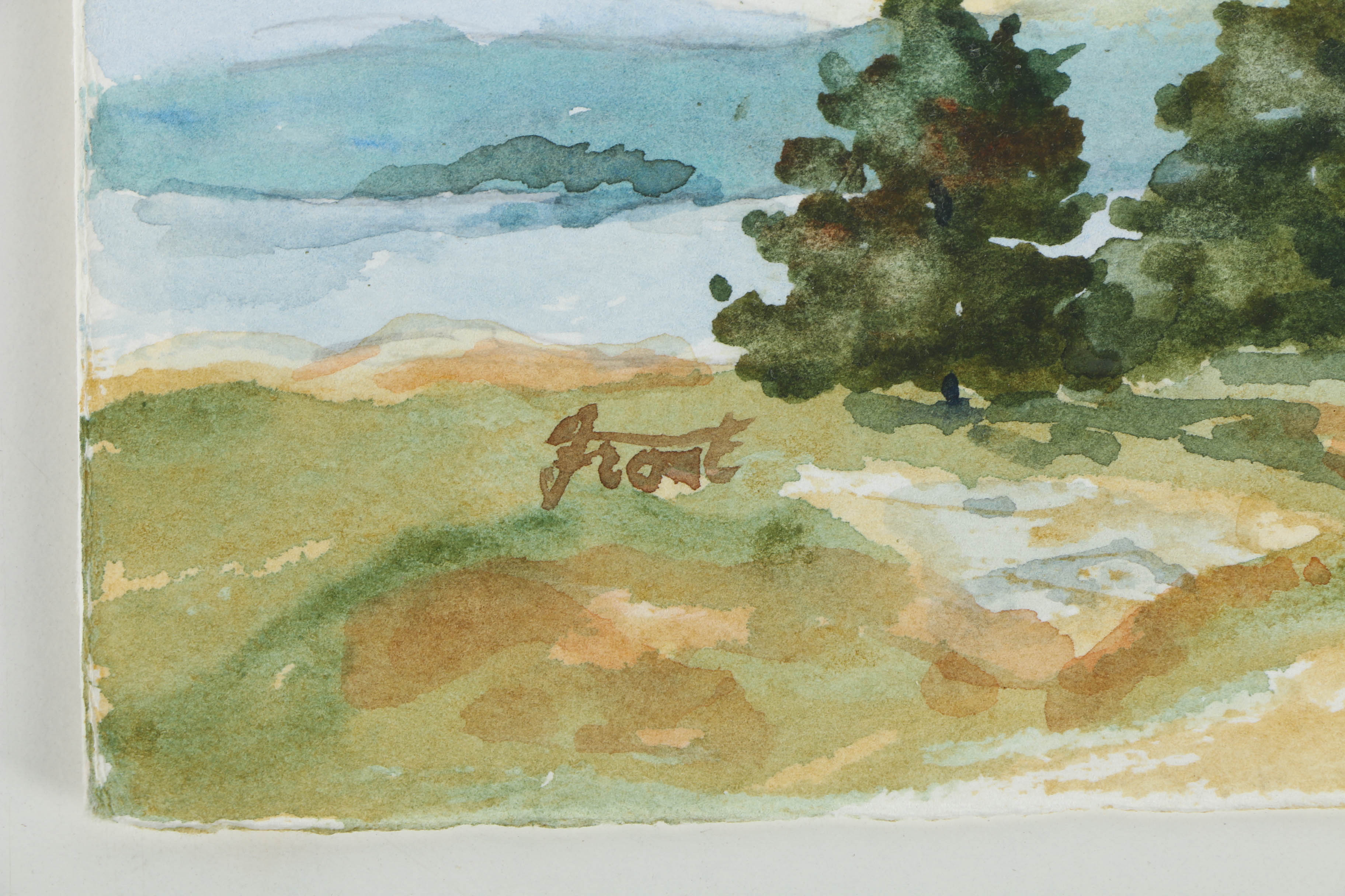 Collection of E. L. Frost Watercolor Paintings on Paper