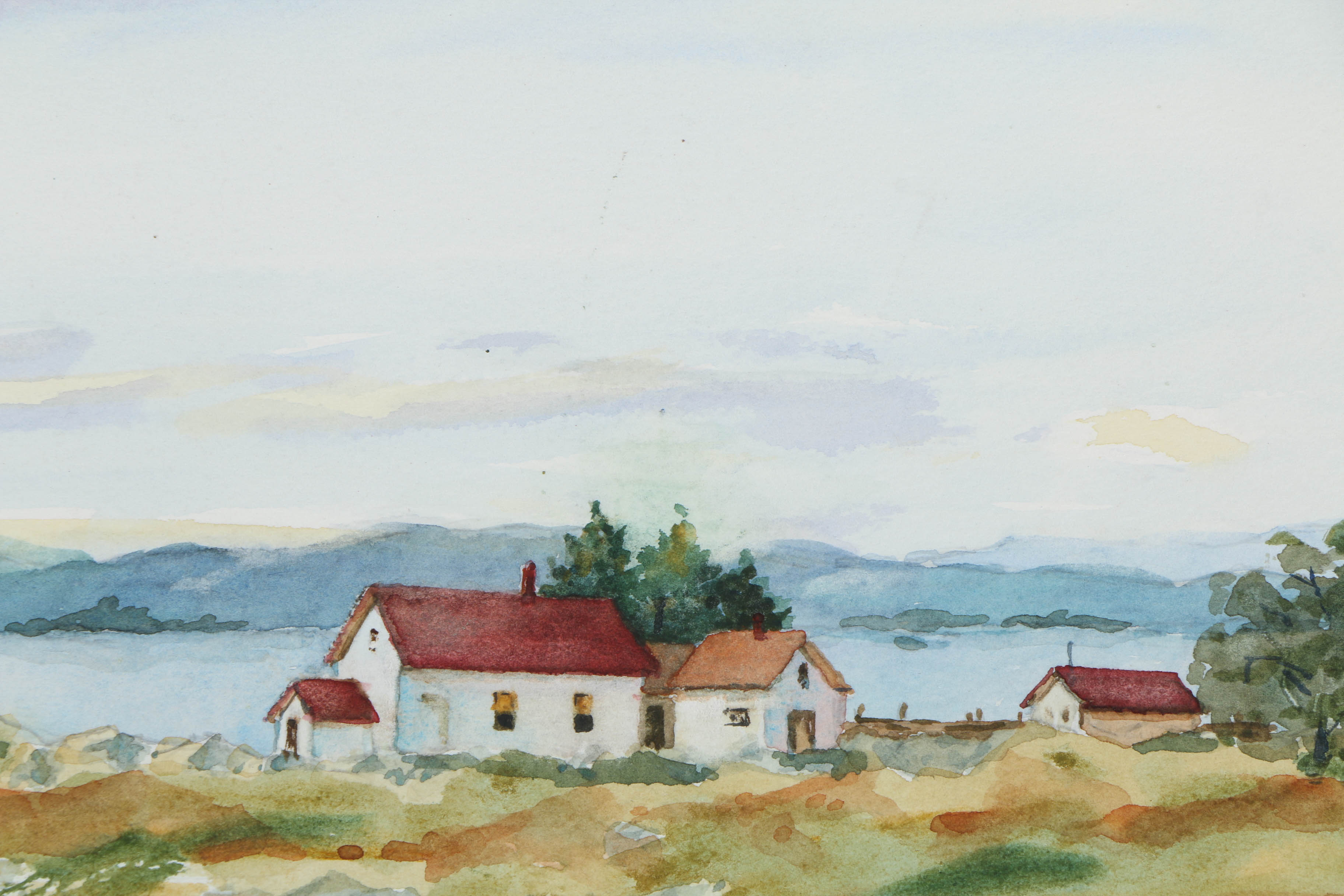 Collection of E. L. Frost Watercolor Paintings on Paper