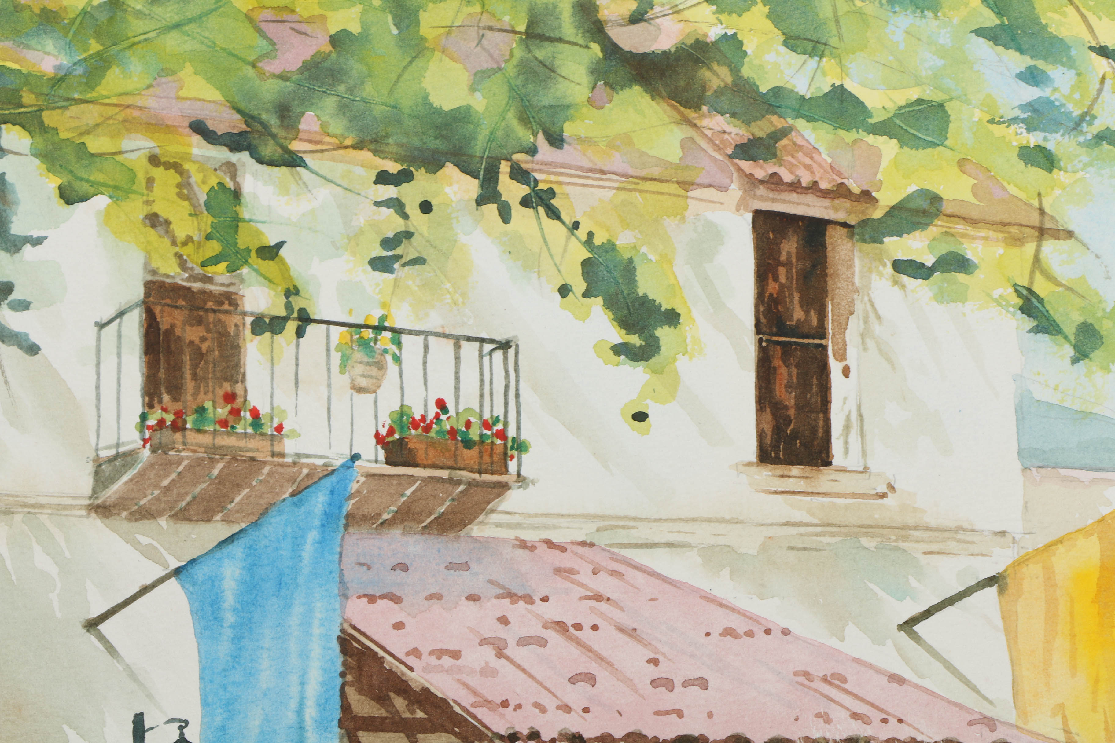 Collection of E. L. Frost Watercolor Paintings on Paper