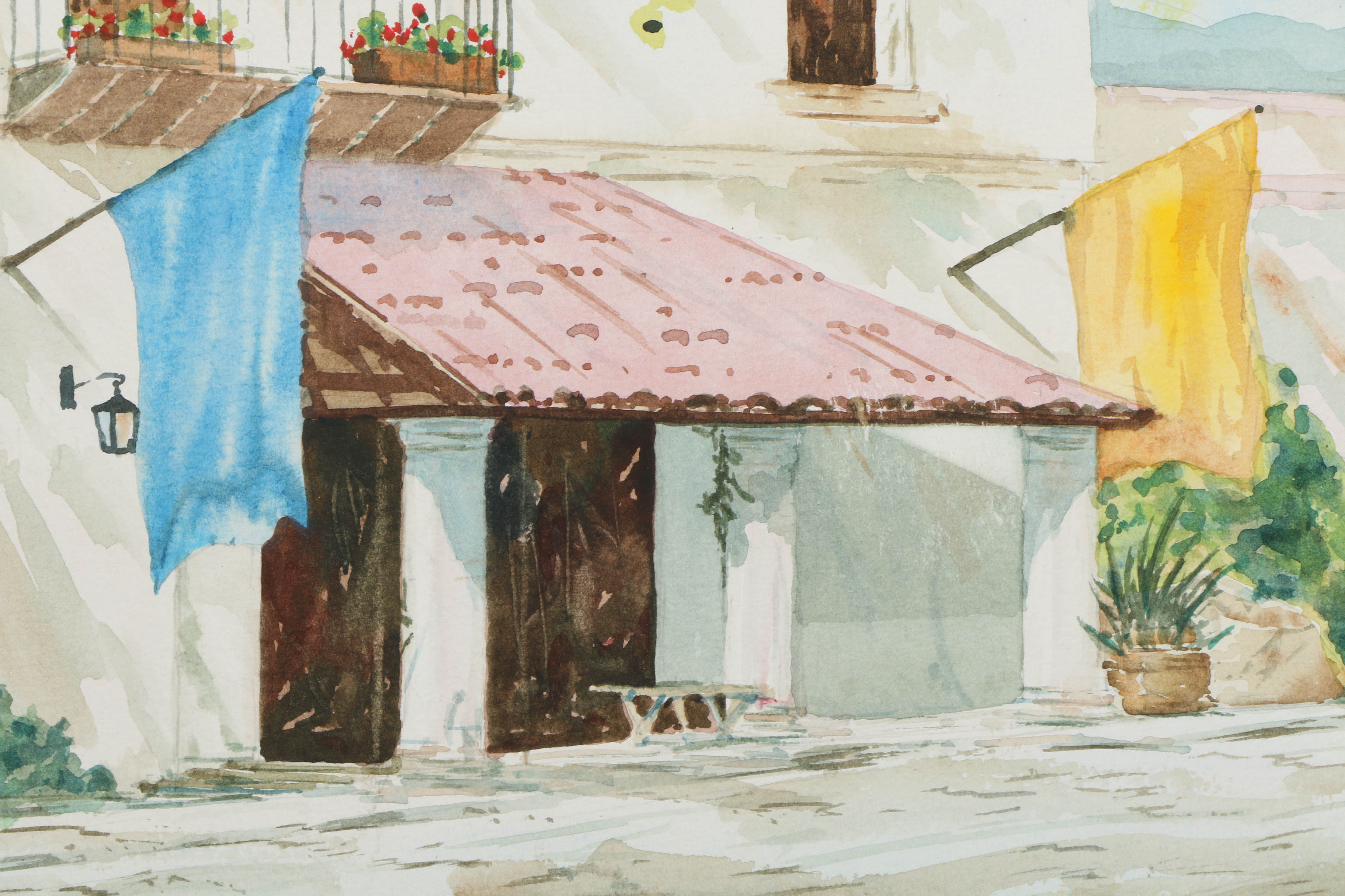 Collection of E. L. Frost Watercolor Paintings on Paper