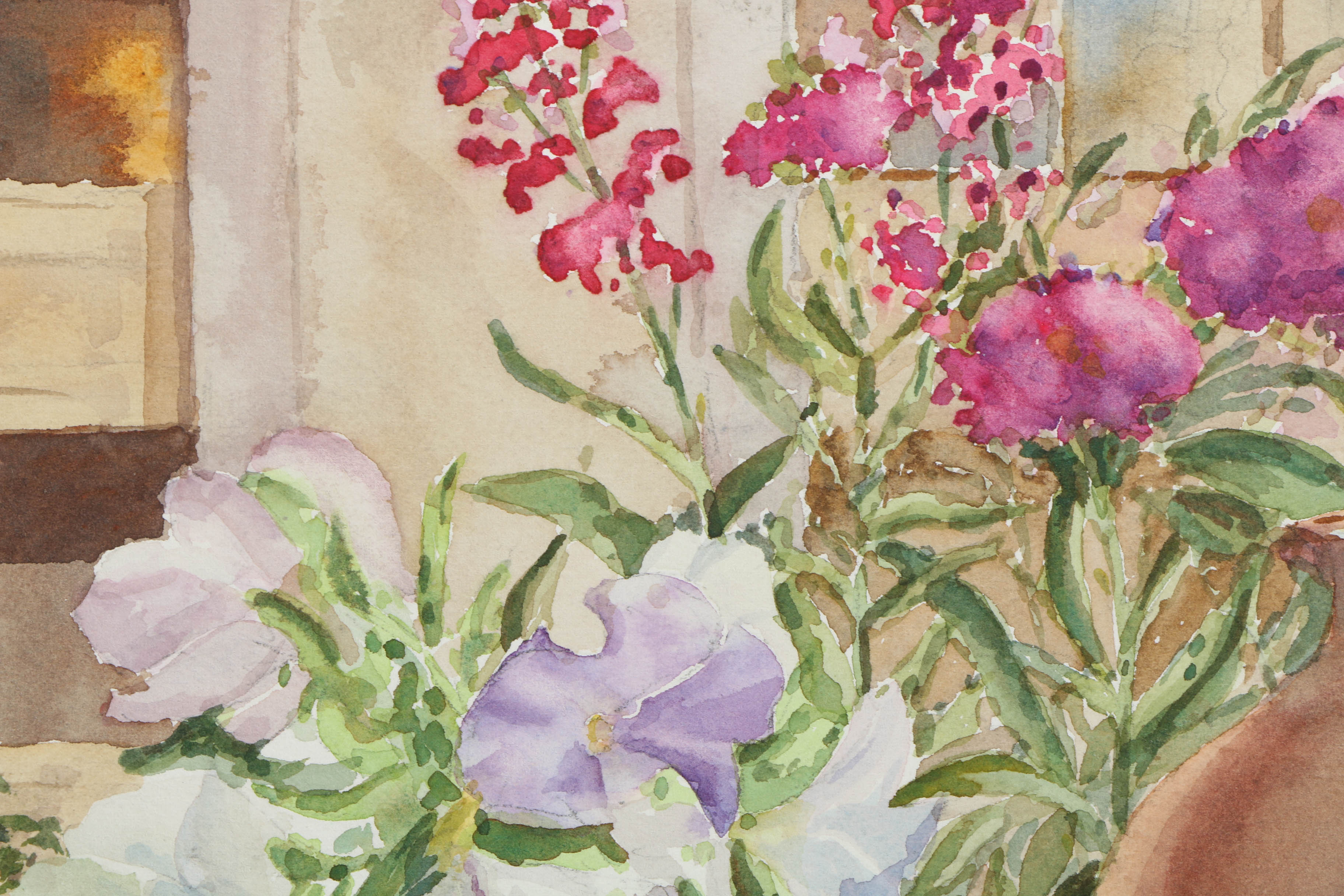 Collection of E. L. Frost Watercolor Paintings on Paper