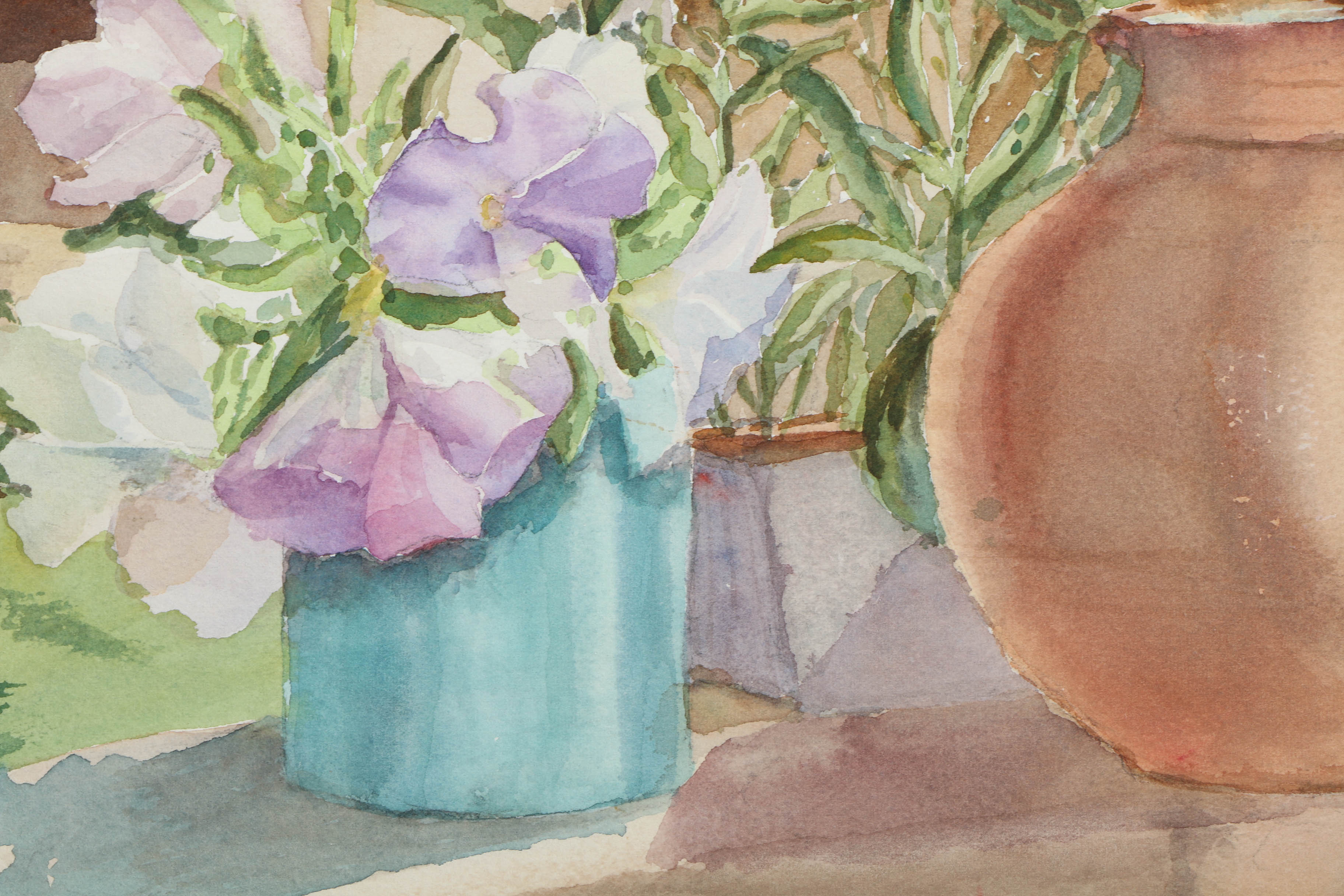 Collection of E. L. Frost Watercolor Paintings on Paper