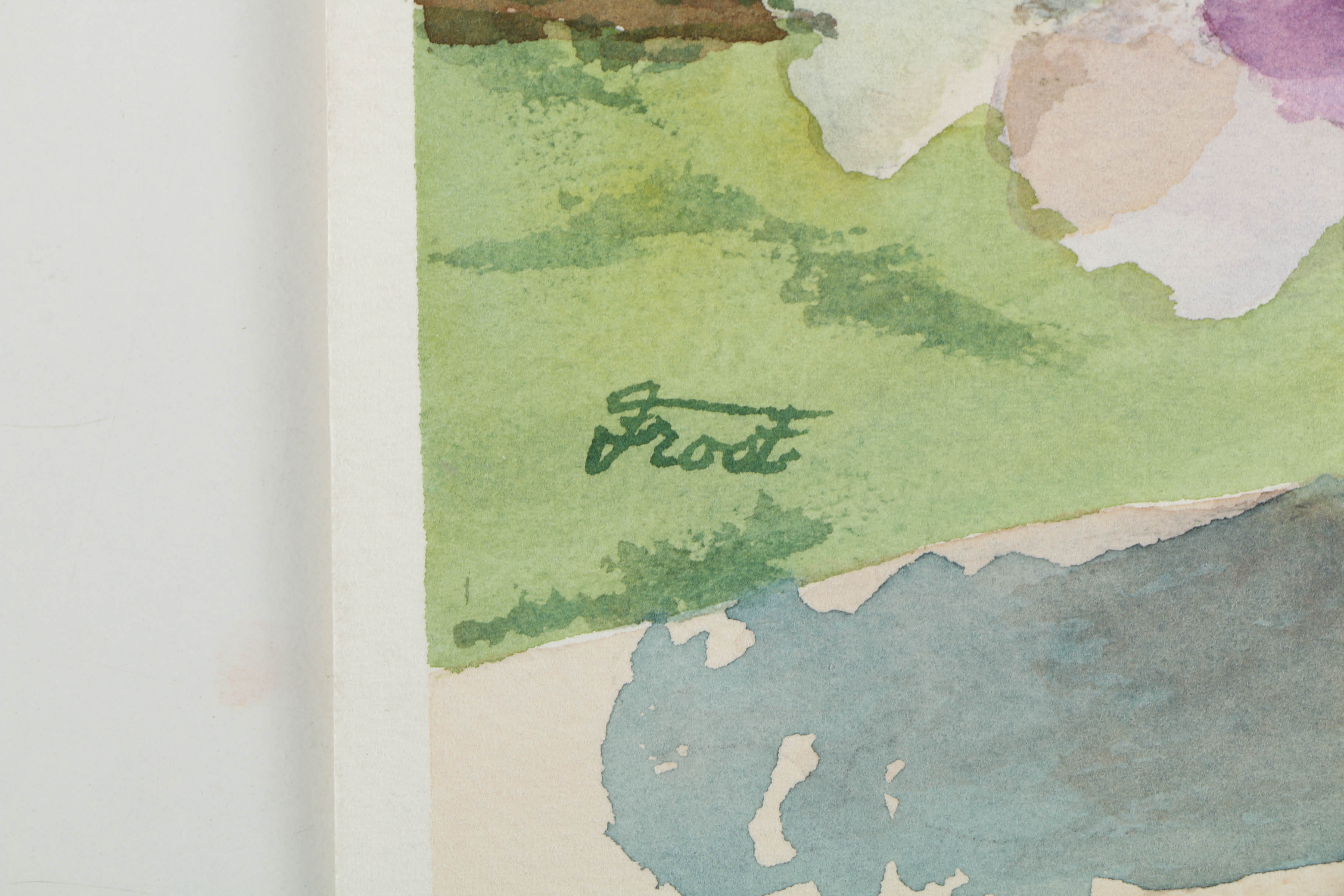 Collection of E. L. Frost Watercolor Paintings on Paper