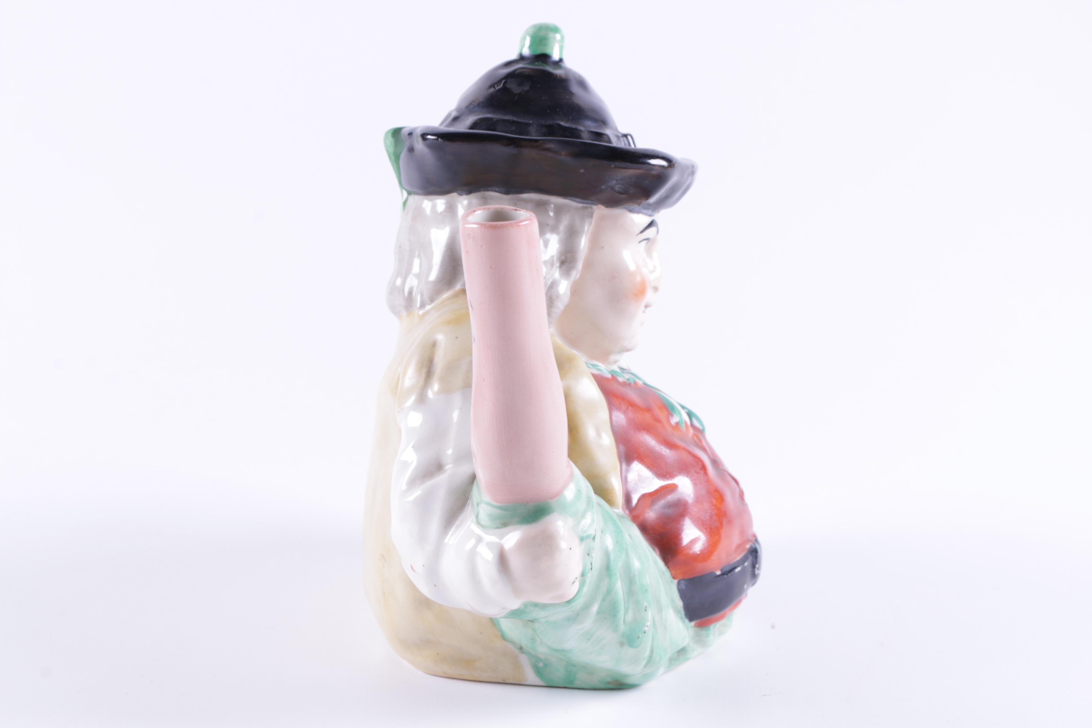 Vintage Staffordshire Pottery Toby "Peg Leg" Style Teapot