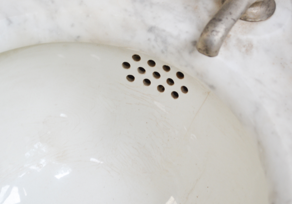 Marble Vanity Top with Porcelain Sink