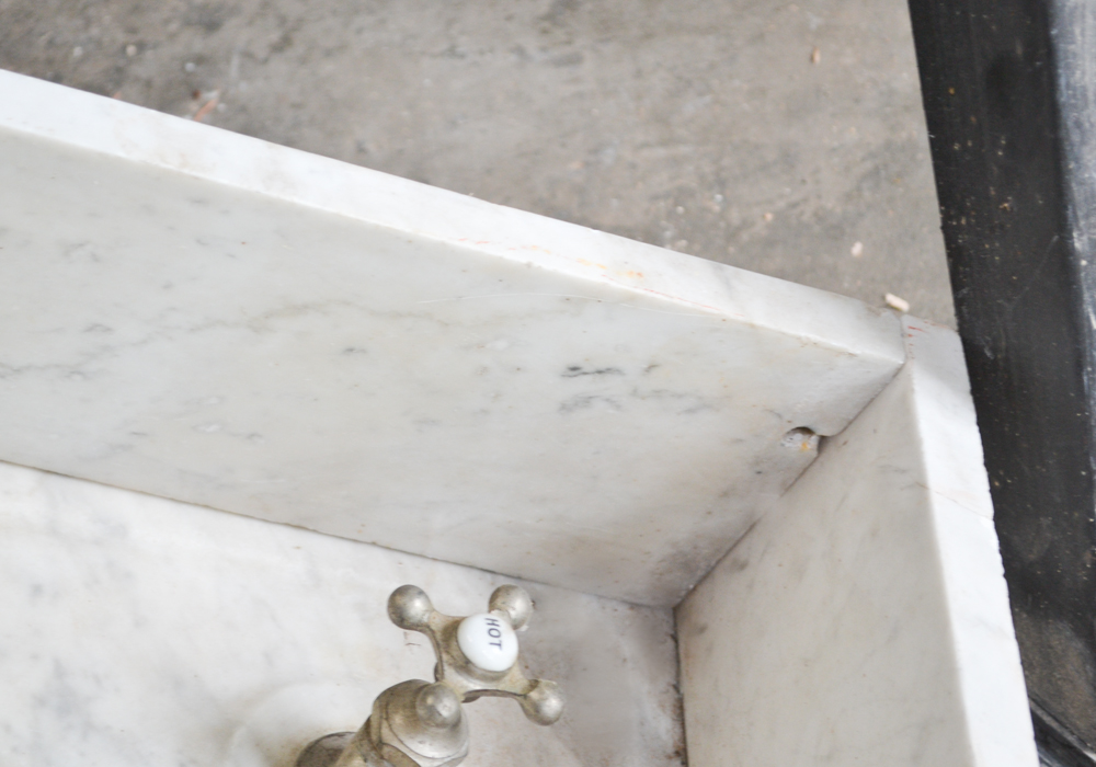 Marble Vanity Top with Porcelain Sink