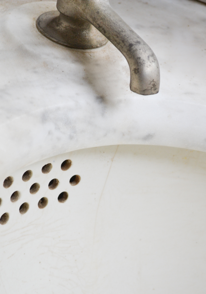 Marble Vanity Top with Porcelain Sink