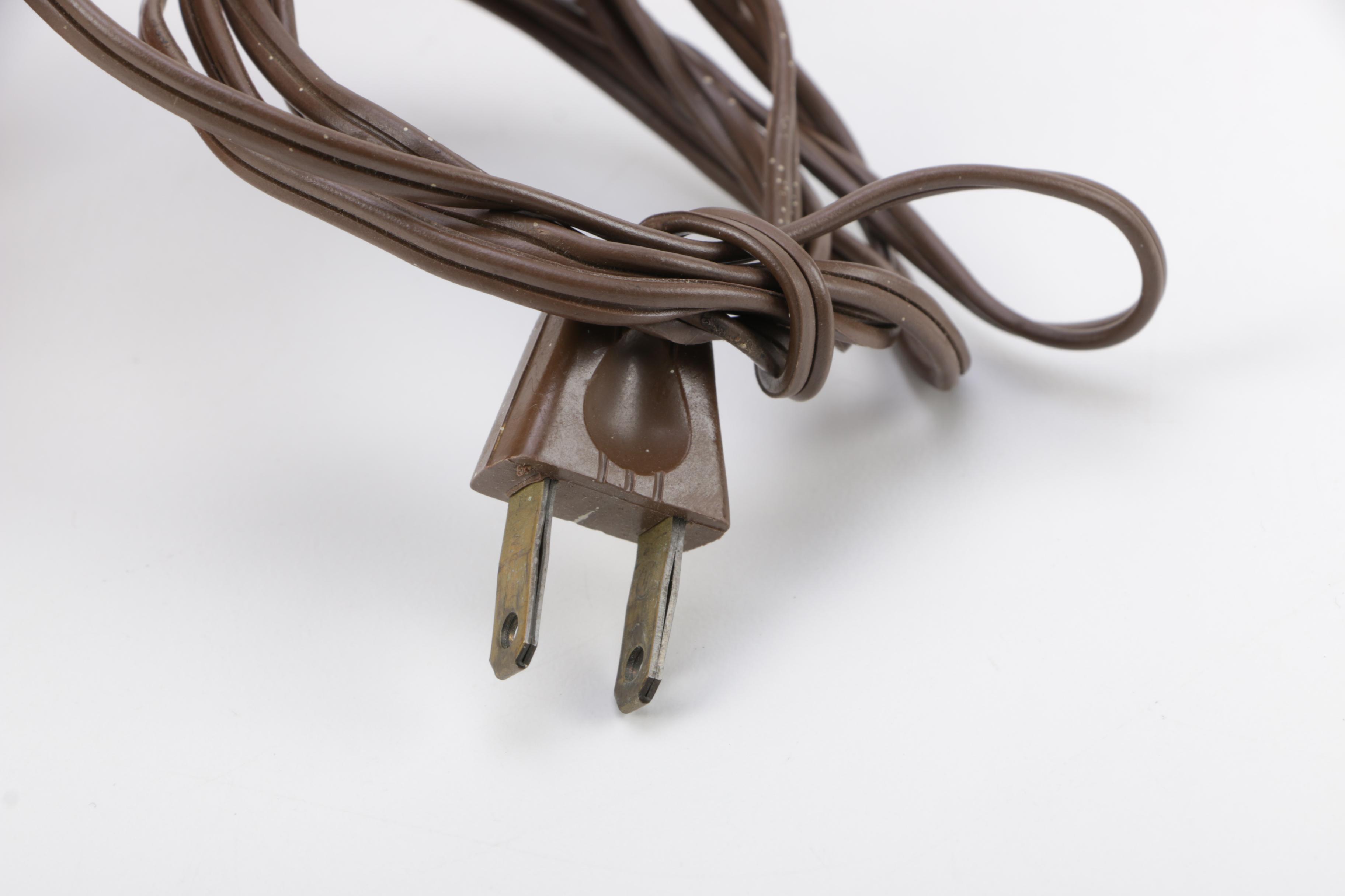 Vintage McCoy Ceramic Boots Table Lamp