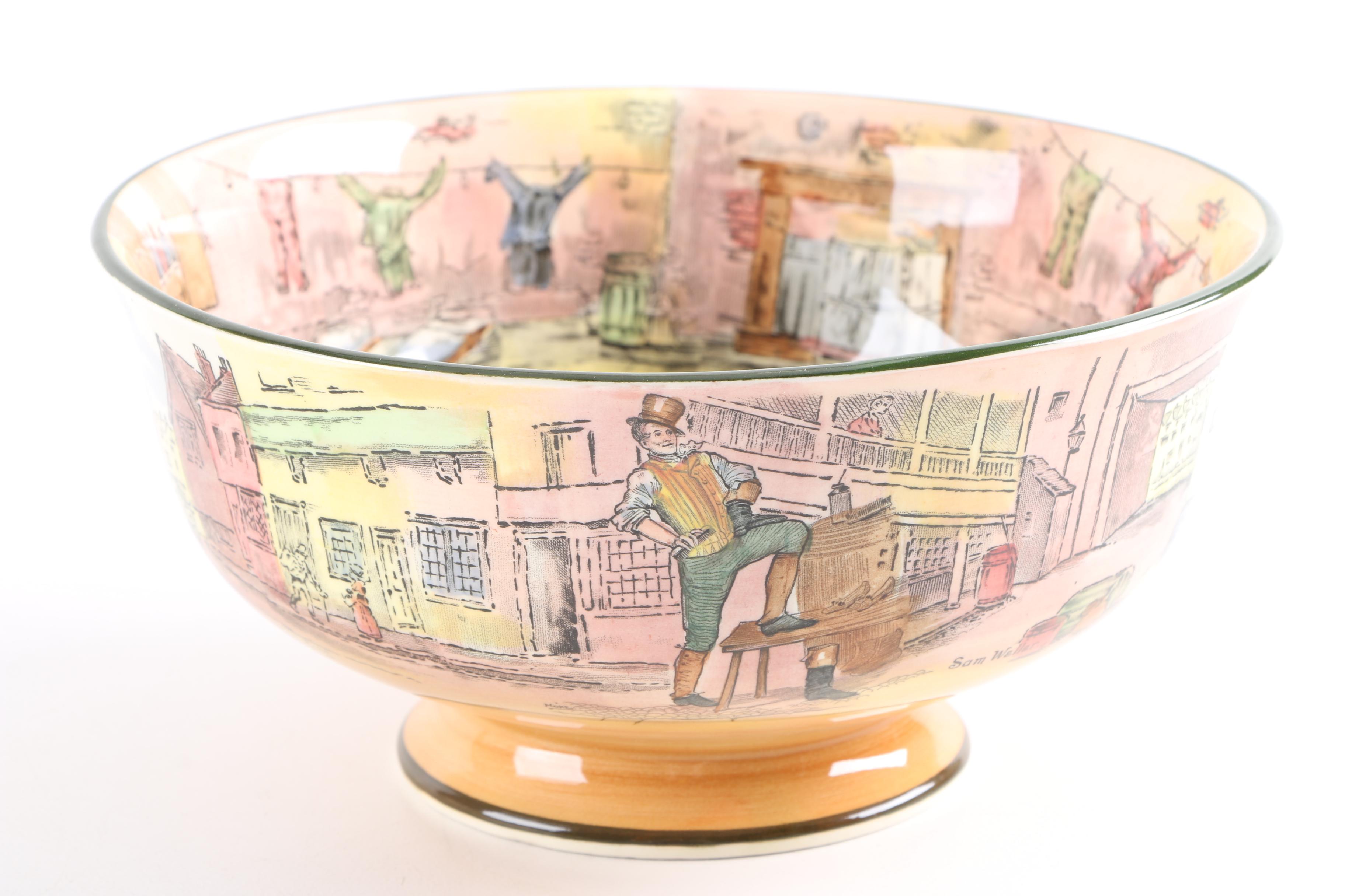 Royal Doulton " Dickens-Ware" Plates and Bowls