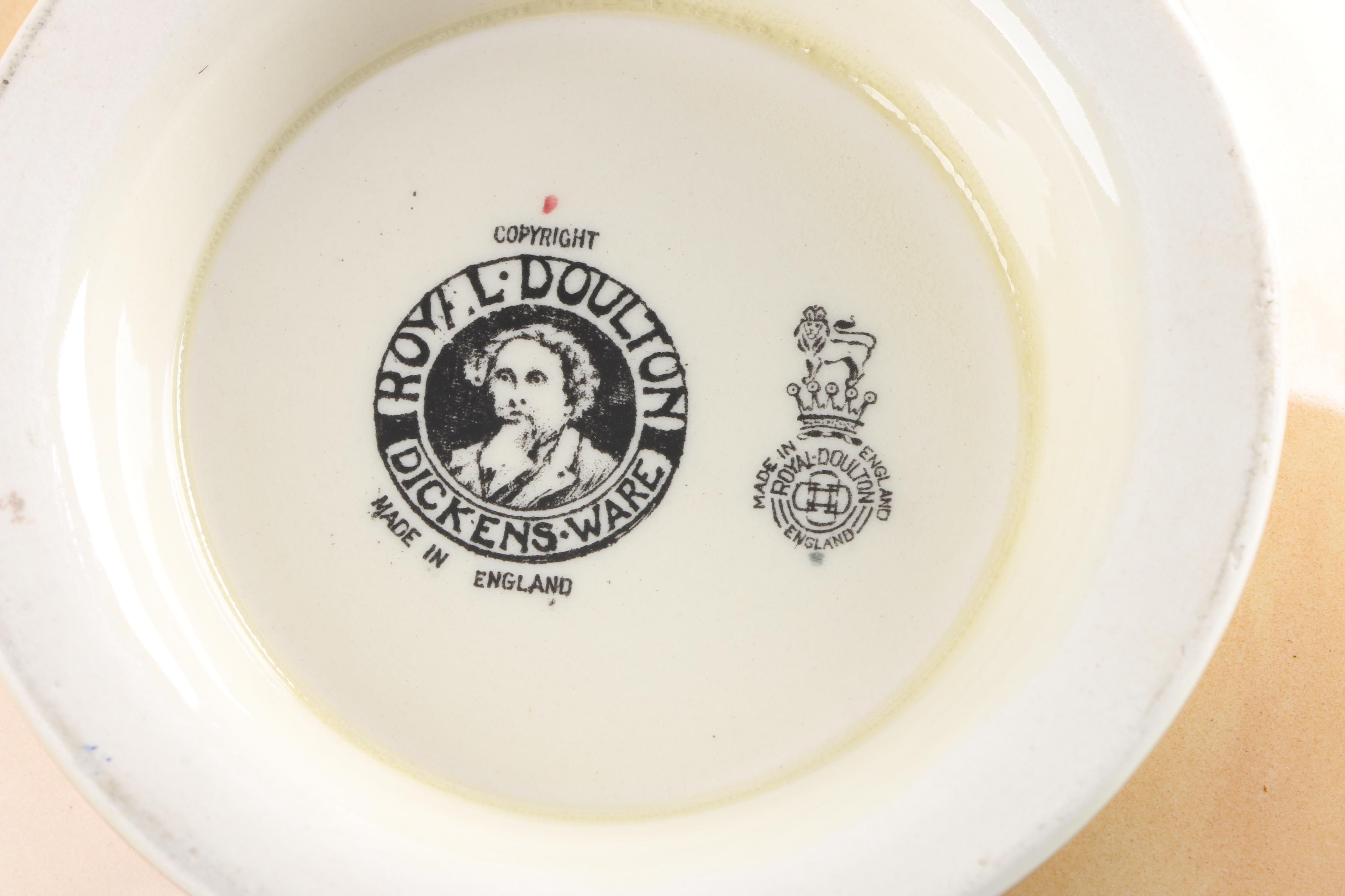 Royal Doulton " Dickens-Ware" Plates and Bowls