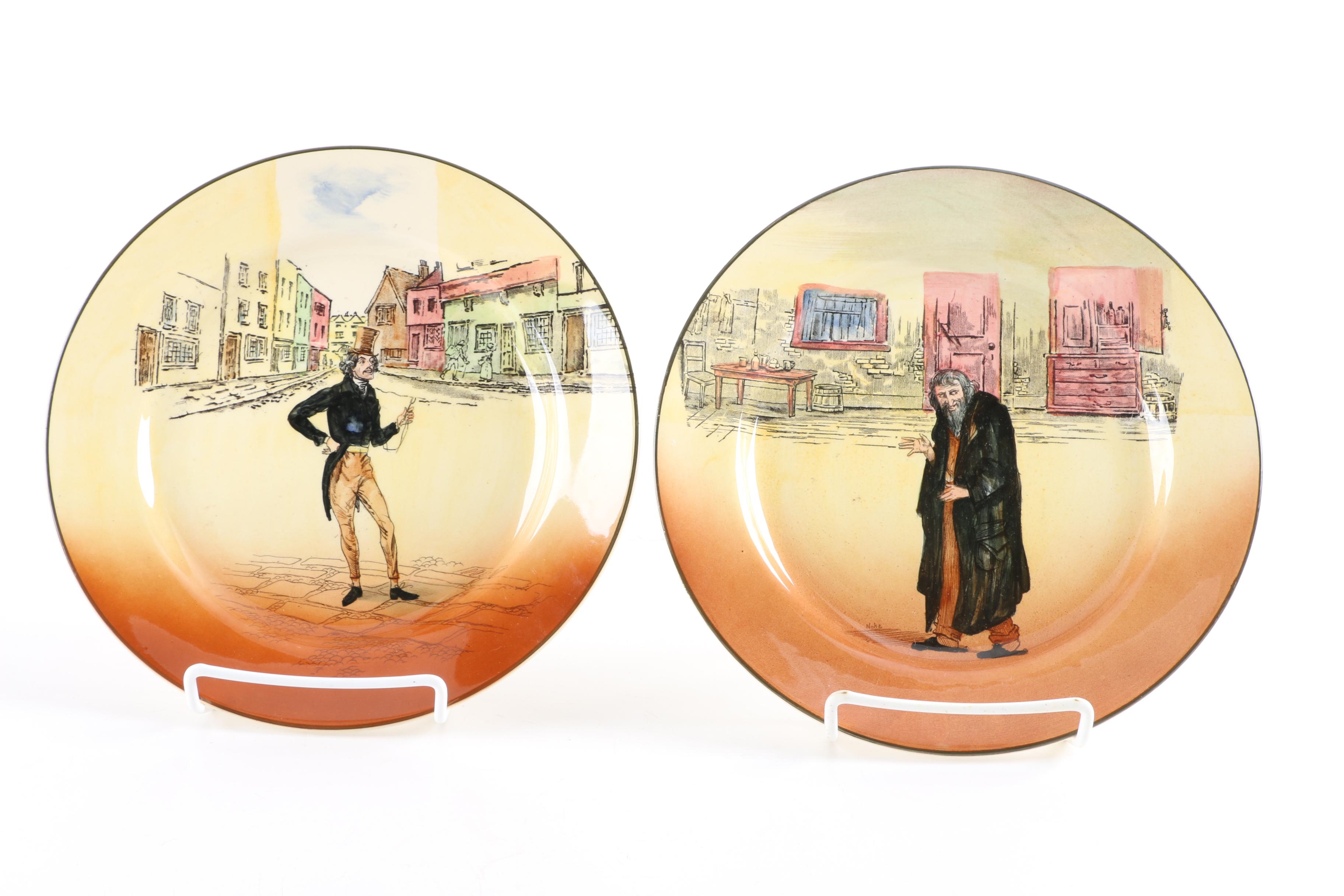 Royal Doulton " Dickens-Ware" Plates and Bowls