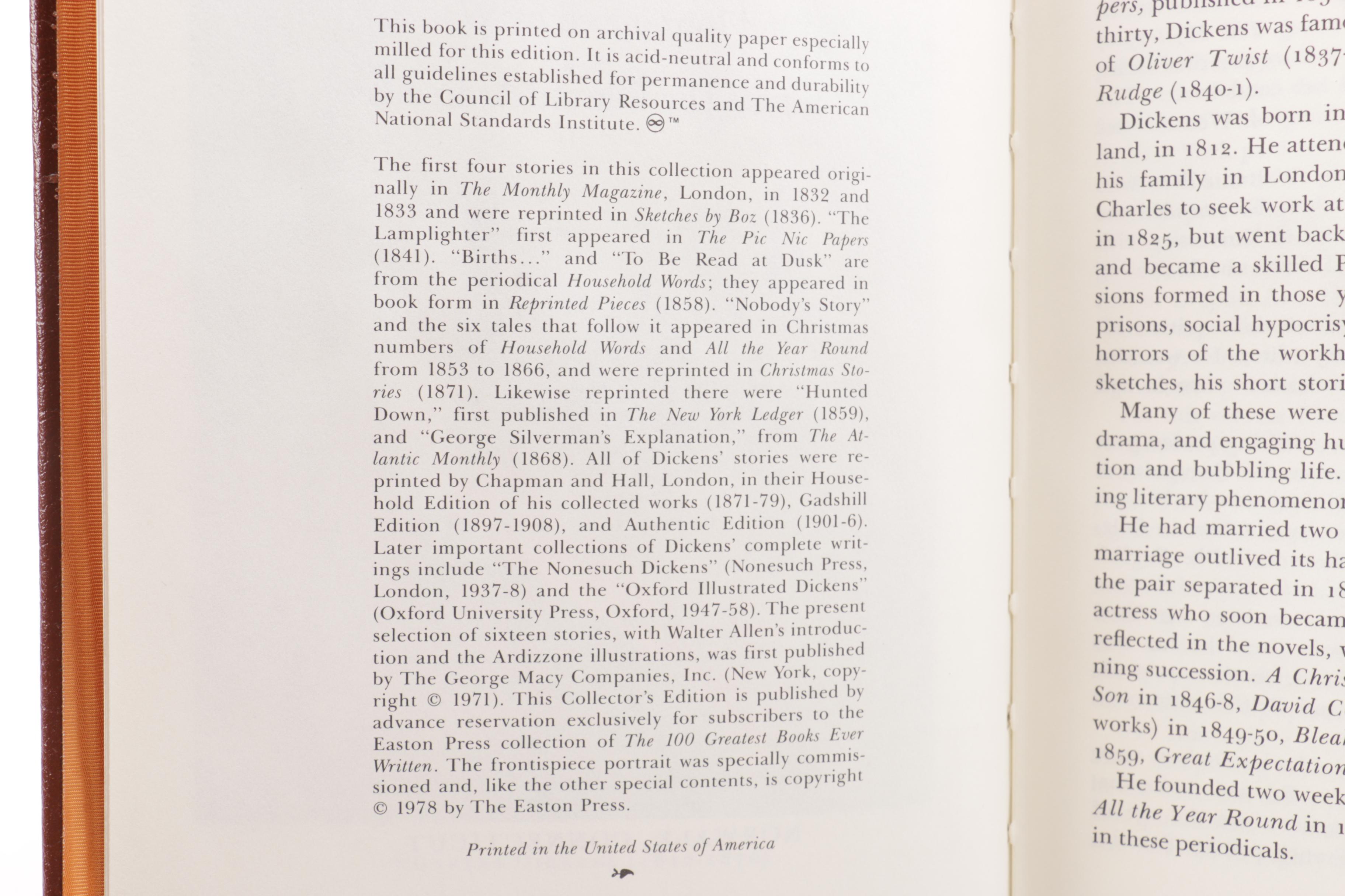 Easton Press Edition Novels from the "100 Greatest Books Ever Written" Series