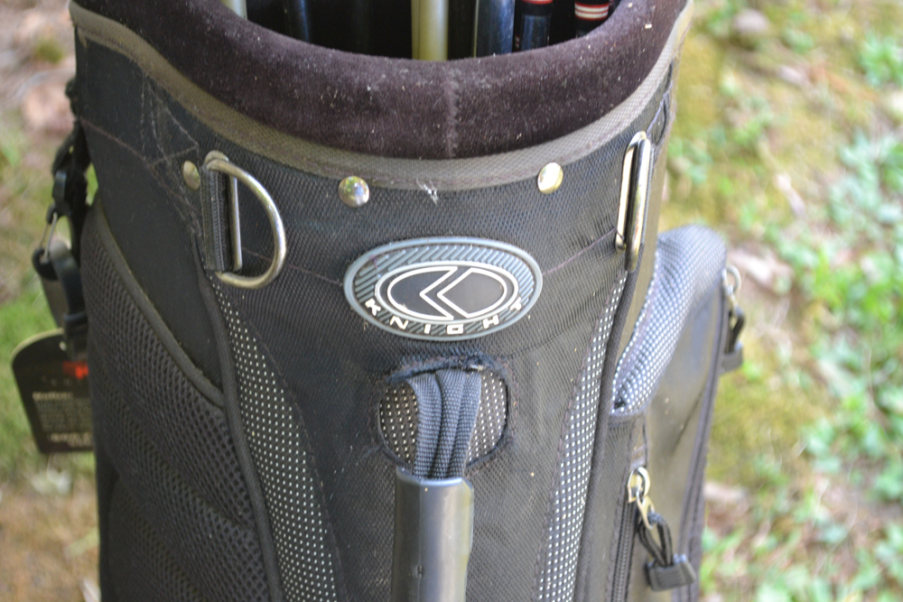 Knight Golf Bag with Assorted Clubs