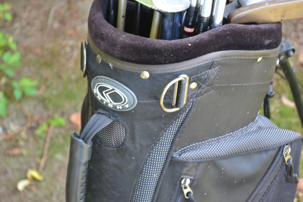 Knight Golf Bag with Assorted Clubs