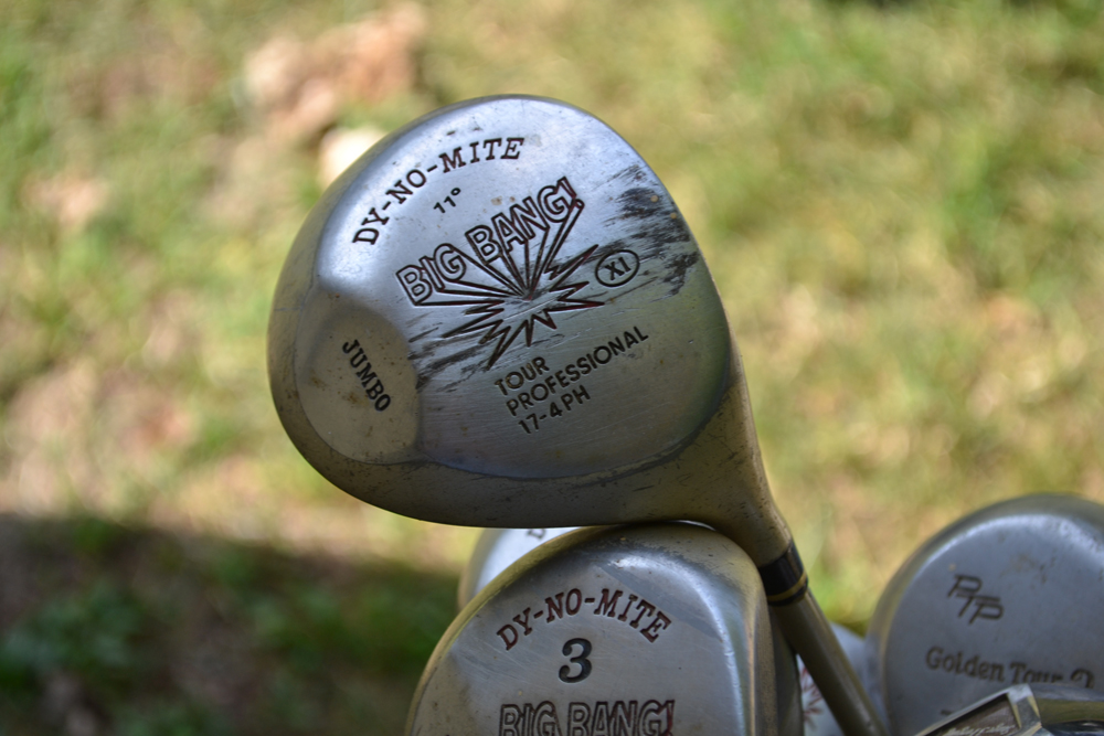 Knight Golf Bag with Assorted Clubs